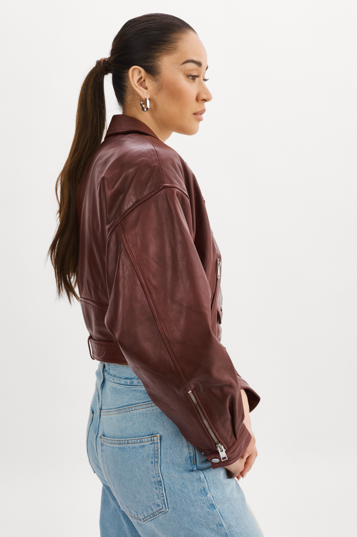 DYLAN | 80's Leather Biker Jacket