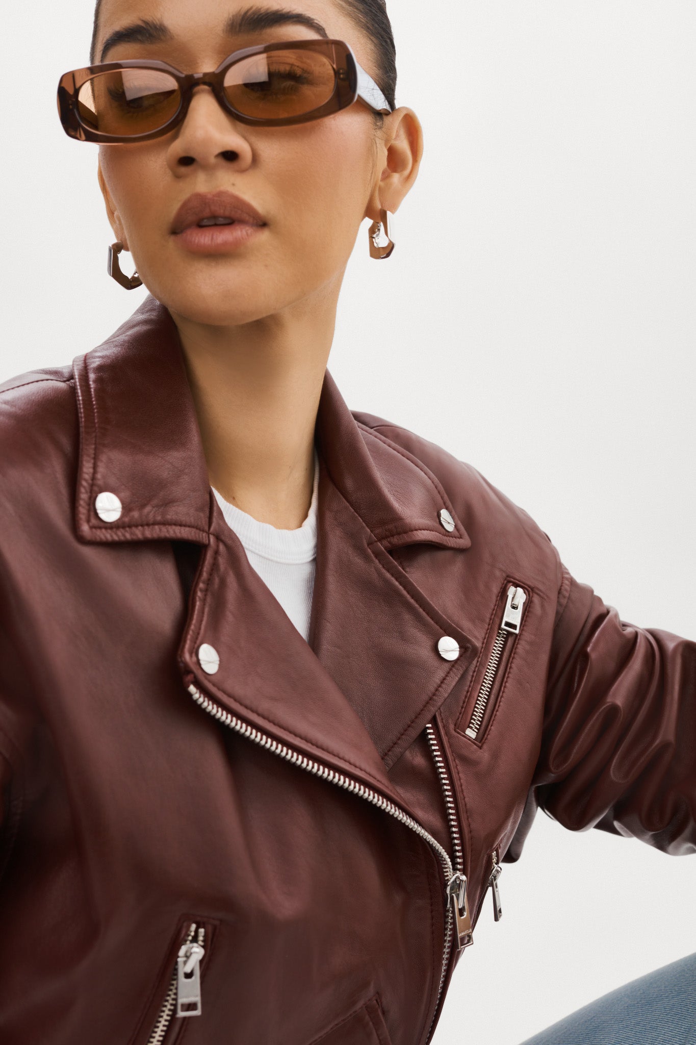 DYLAN | 80's Leather Biker Jacket