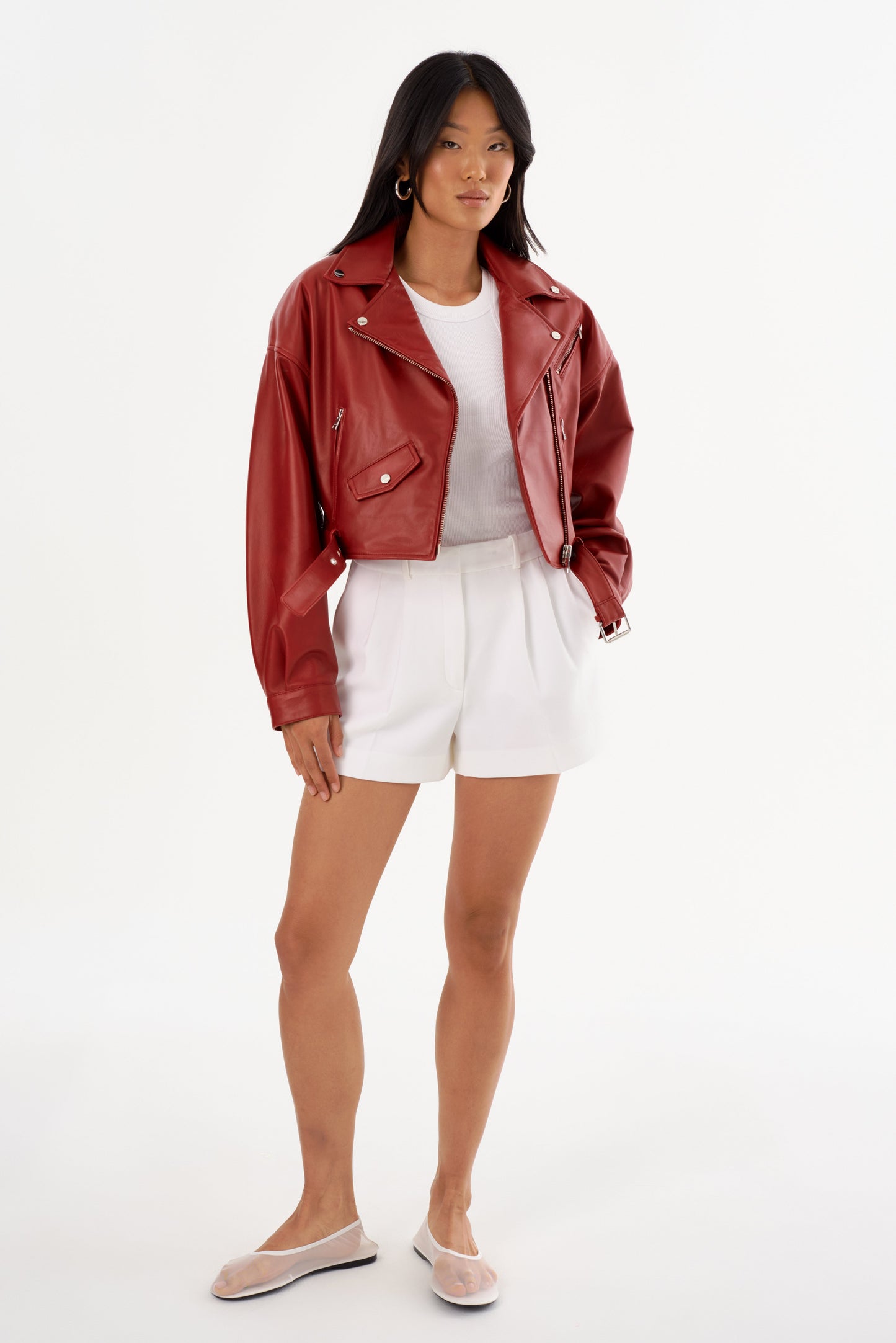 DYLAN | 80's Leather Biker Jacket