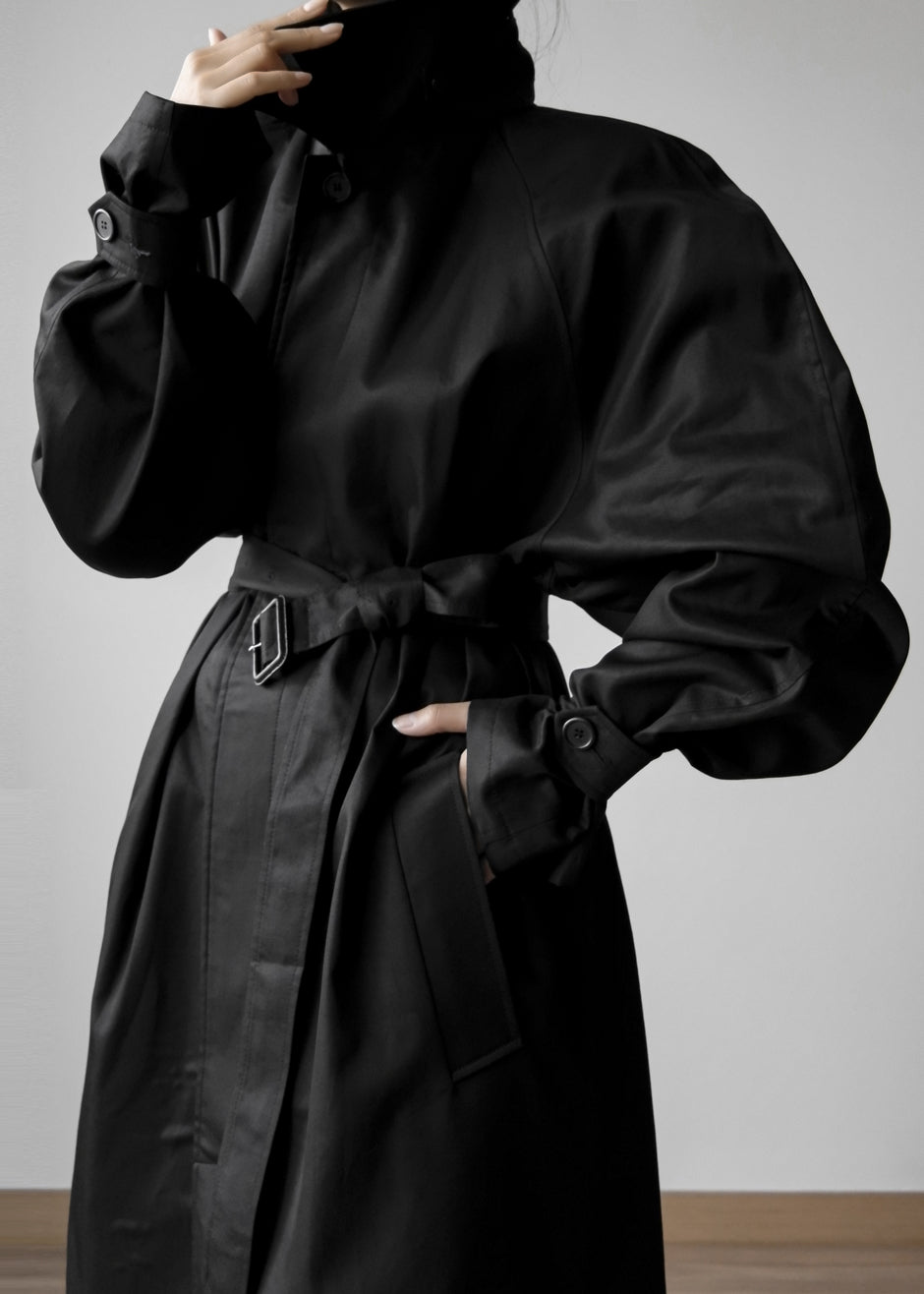 Decima Trench Coat - Black