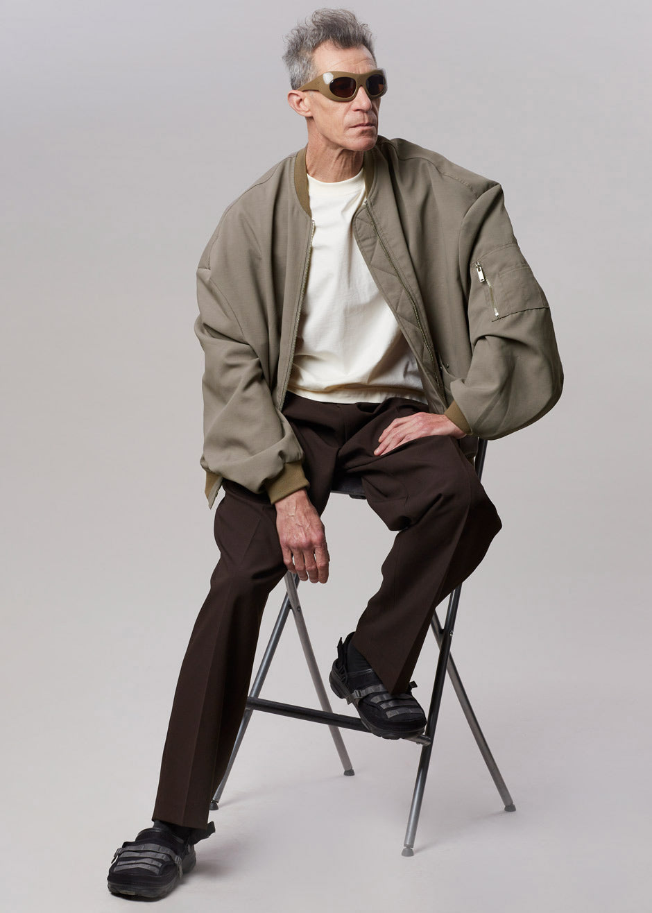 Lumi Bomber Jacket - Dark Olive