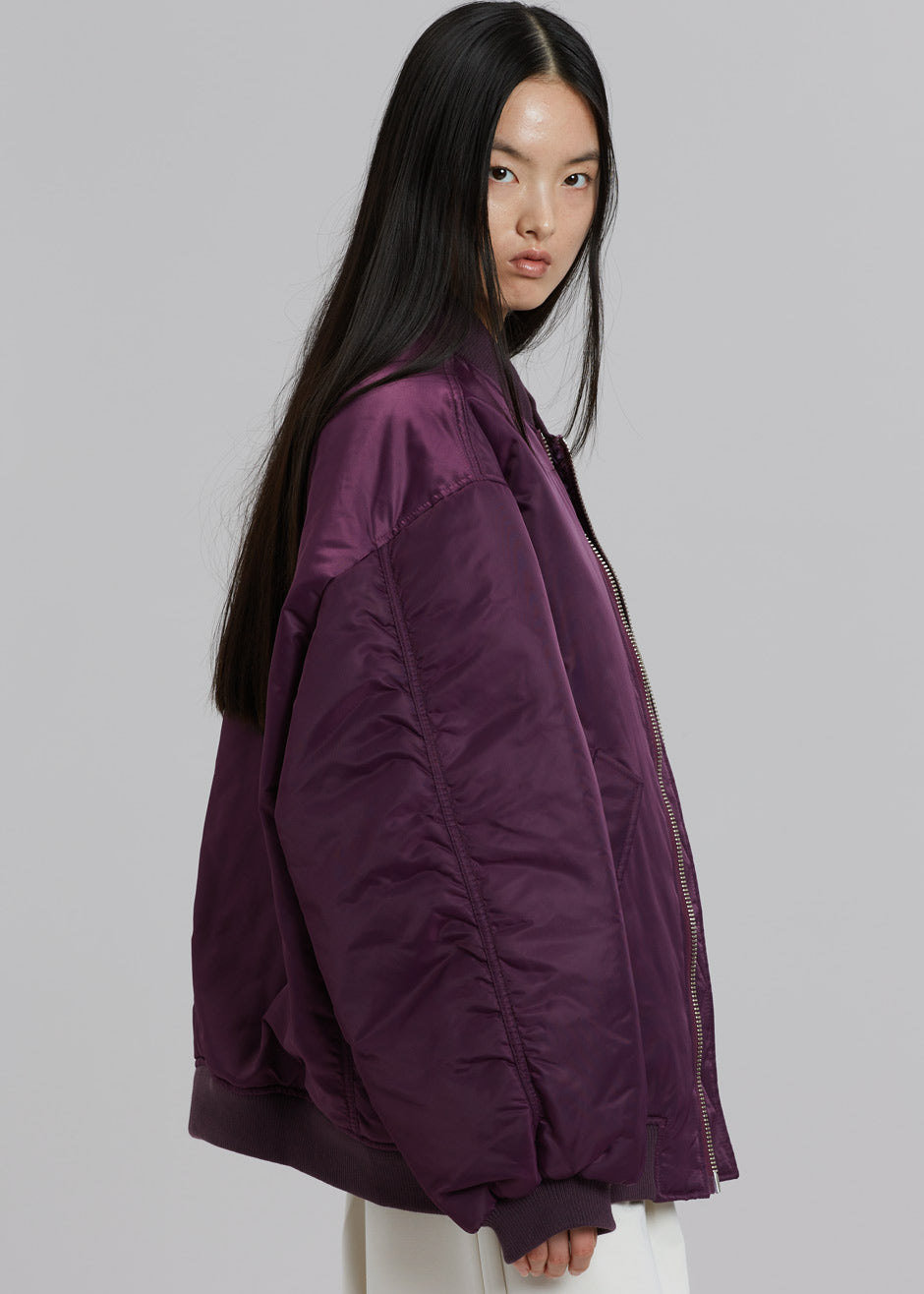 Astra Bomber Jacket - Royal Purple