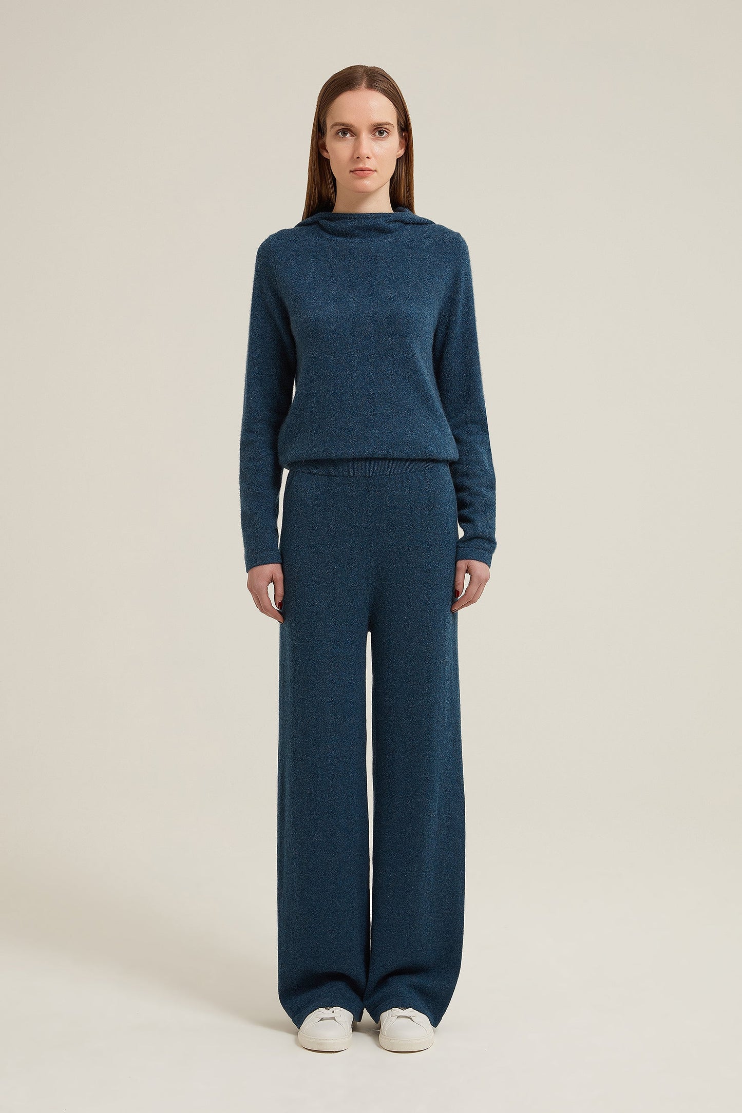 Freyane Wide Leg Cashmere Trouser