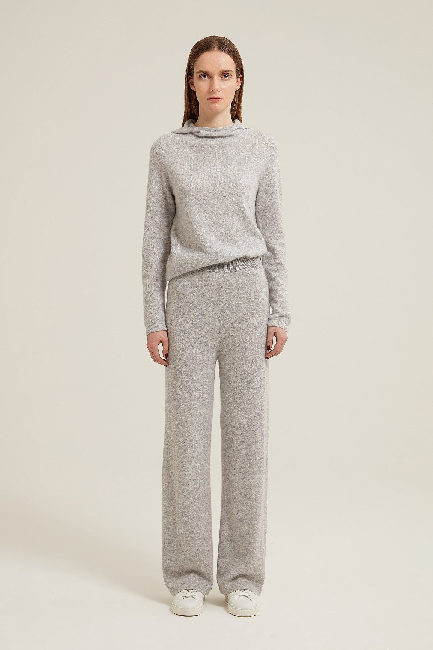 Freyane Wide Leg Cashmere Trouser