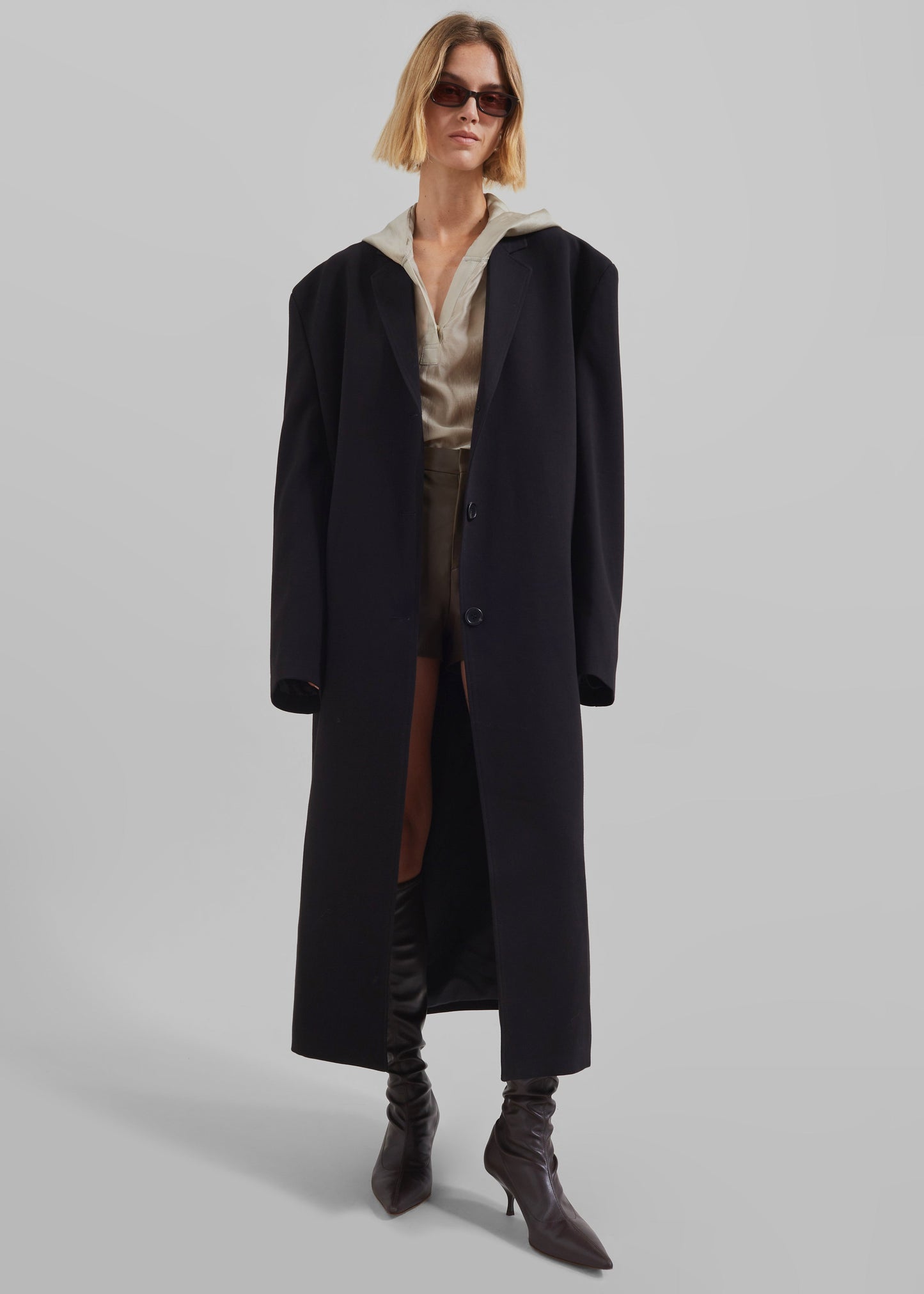 Hampton Long Coat - Black