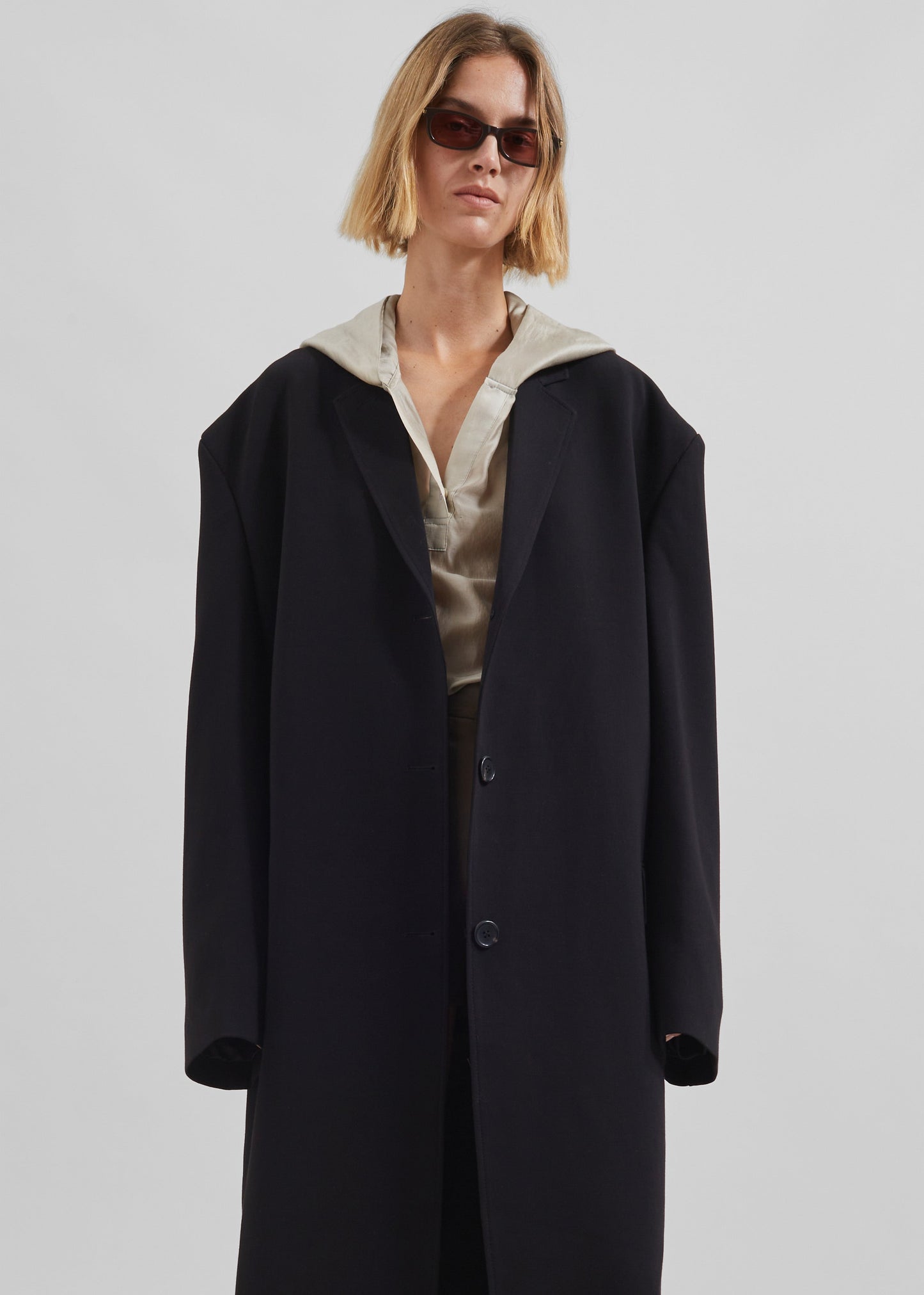 Hampton Long Coat - Black