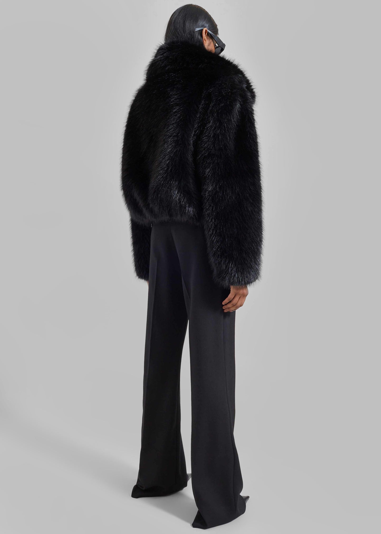 Hope Faux Fur Jacket - Black