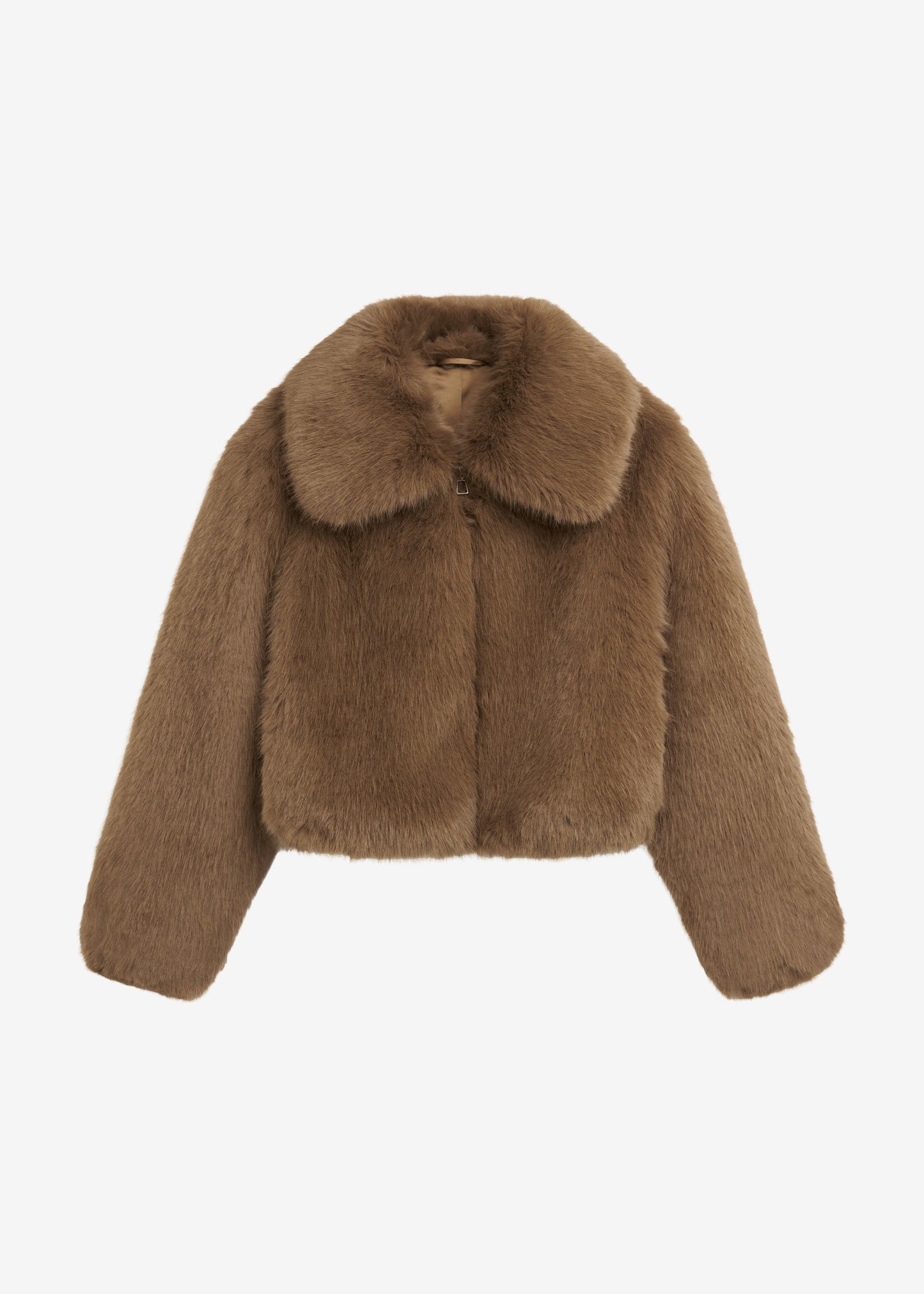 Hope Faux Fur Jacket - Camel