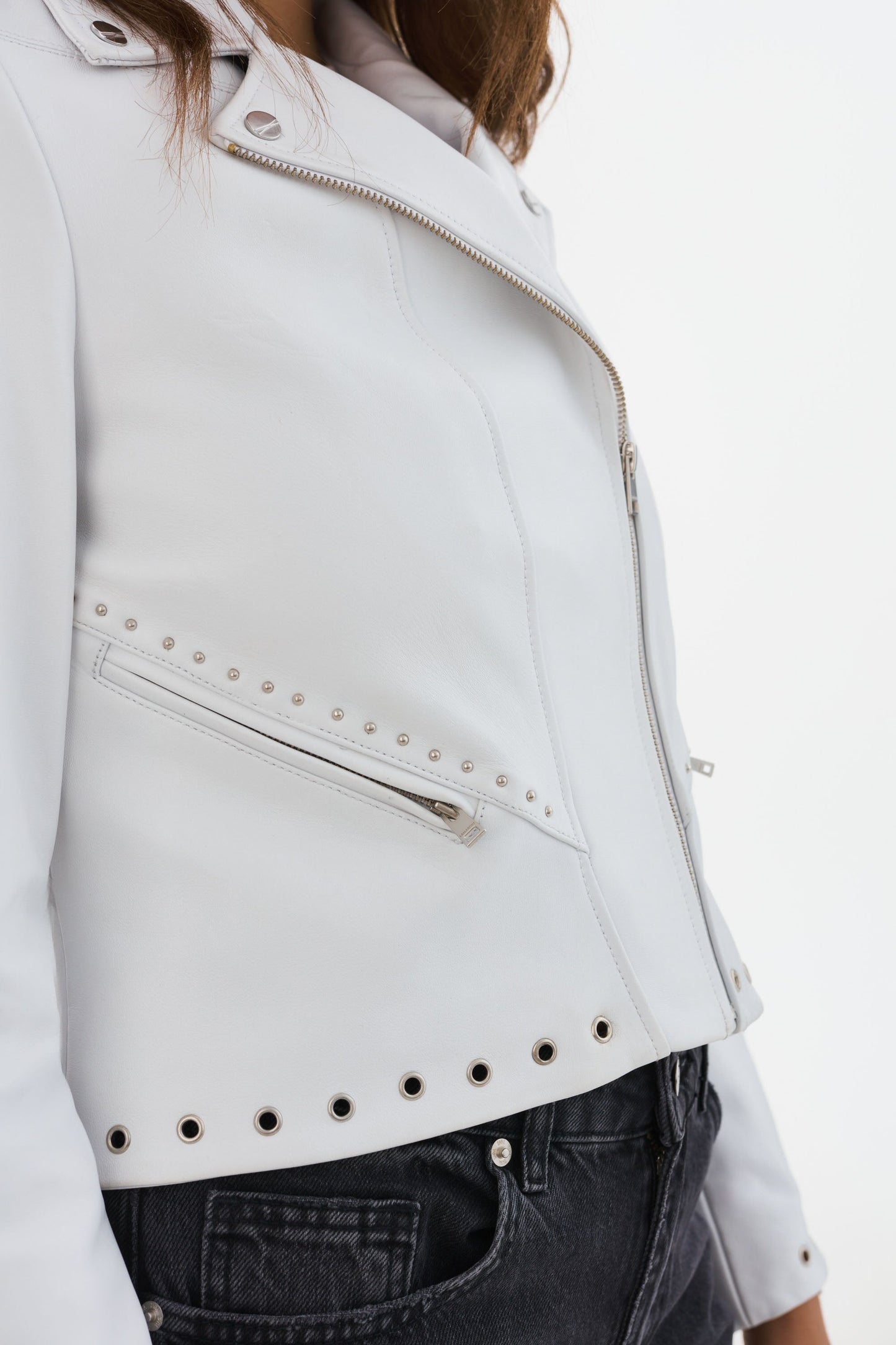 IDETTA | Leather Biker Jacket