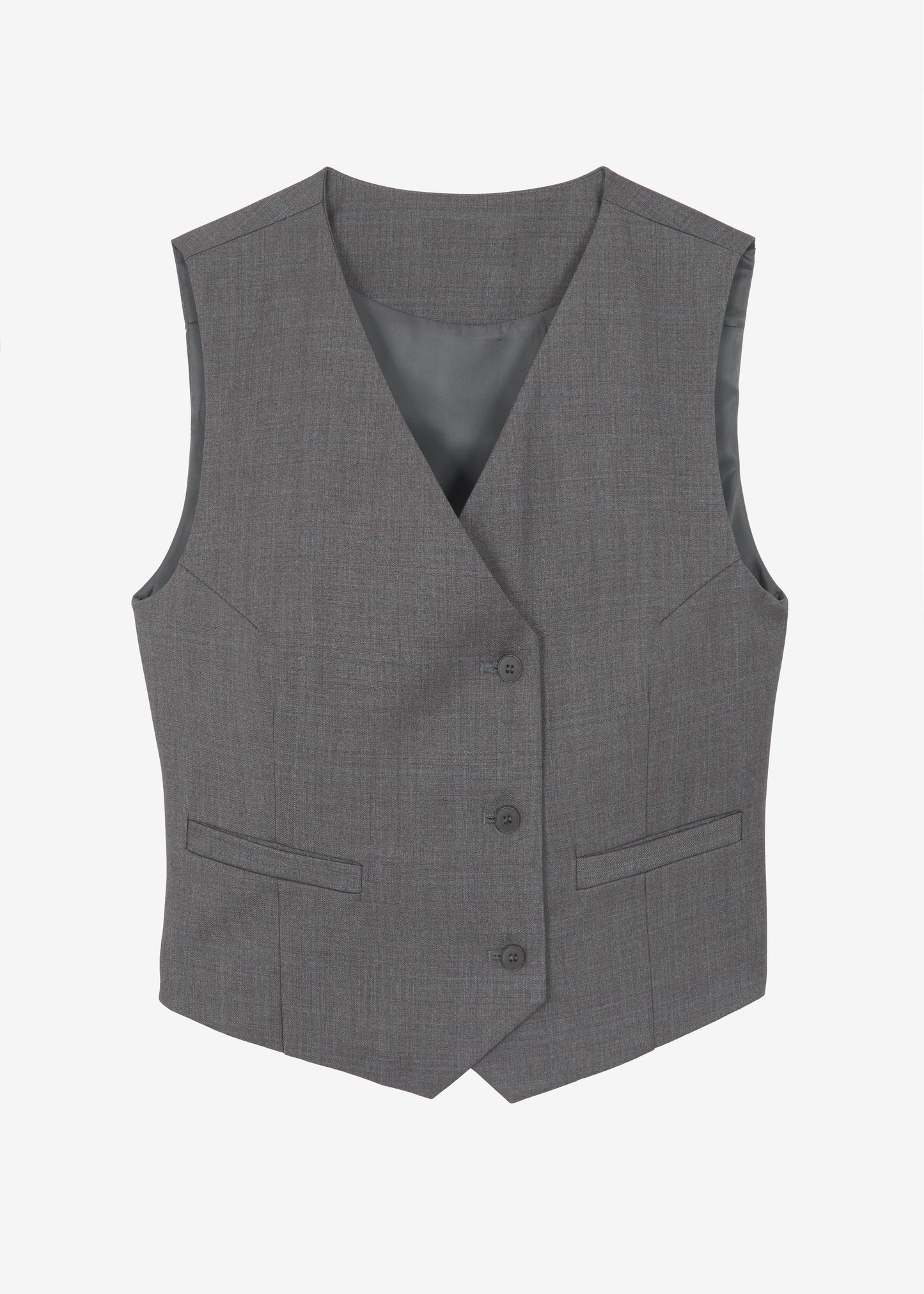 Ivey Vest - Grey Melange