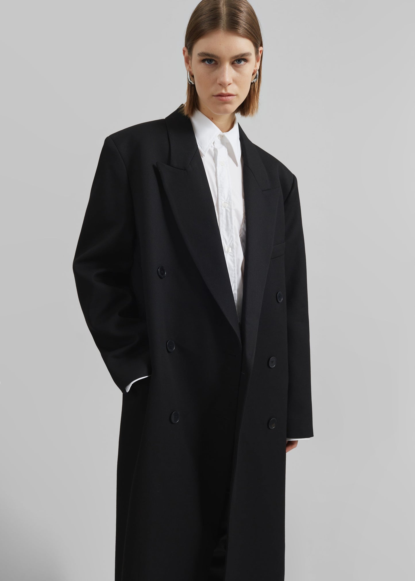 Jane Long Coat - Black