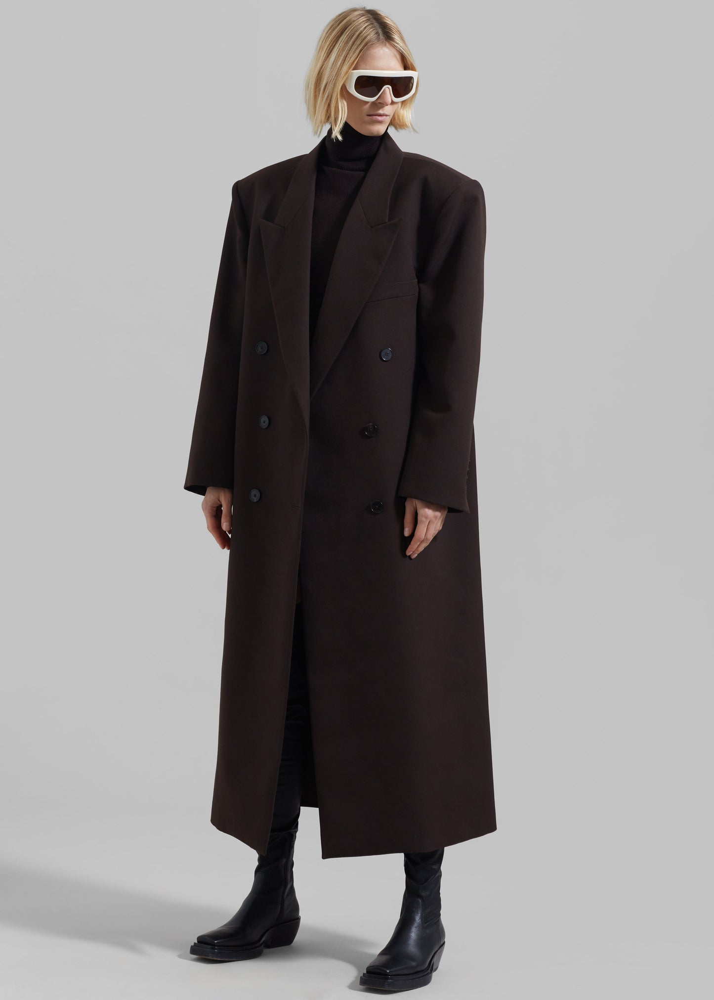 Jane Long Coat - Brown