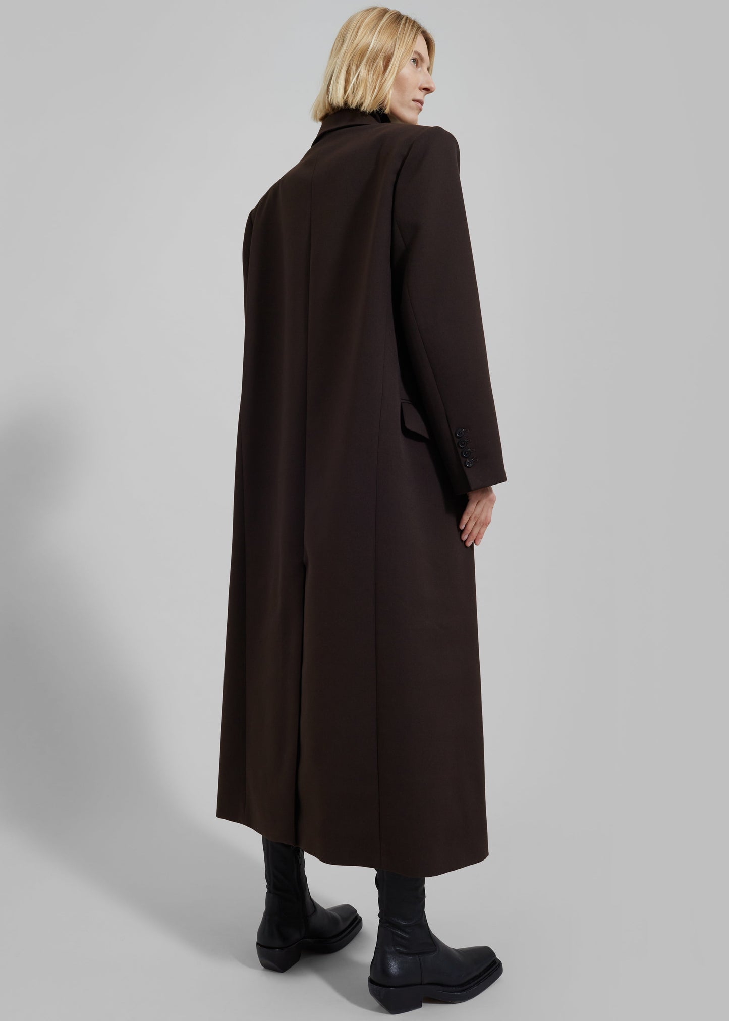 Jane Long Coat - Brown