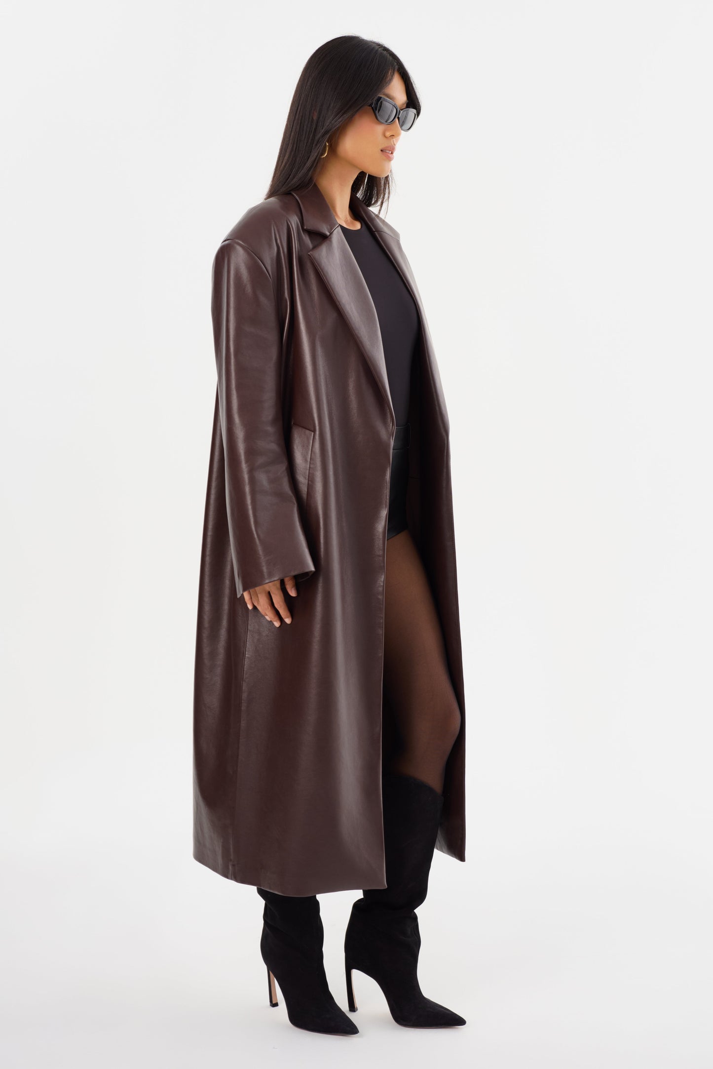 JANELLE | Recycled Leather Coat