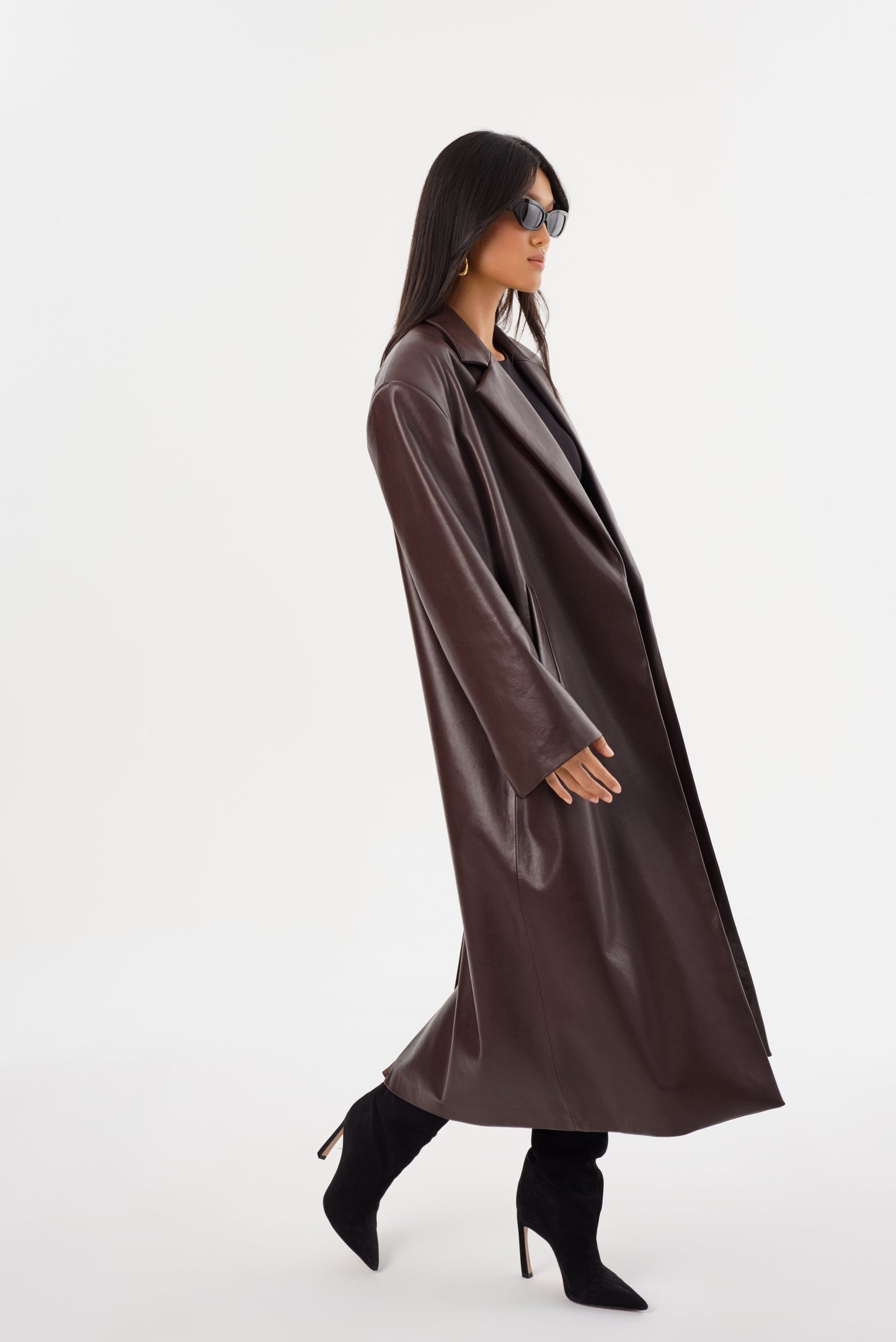 JANELLE | Recycled Leather Coat