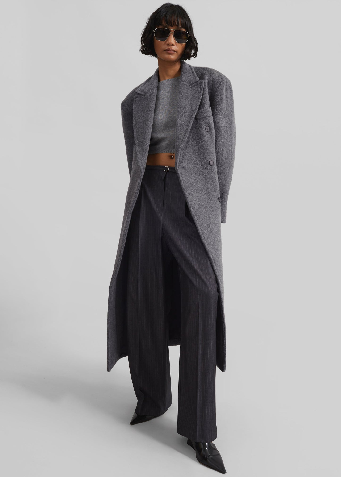 Jordan Wool Coat - Grey