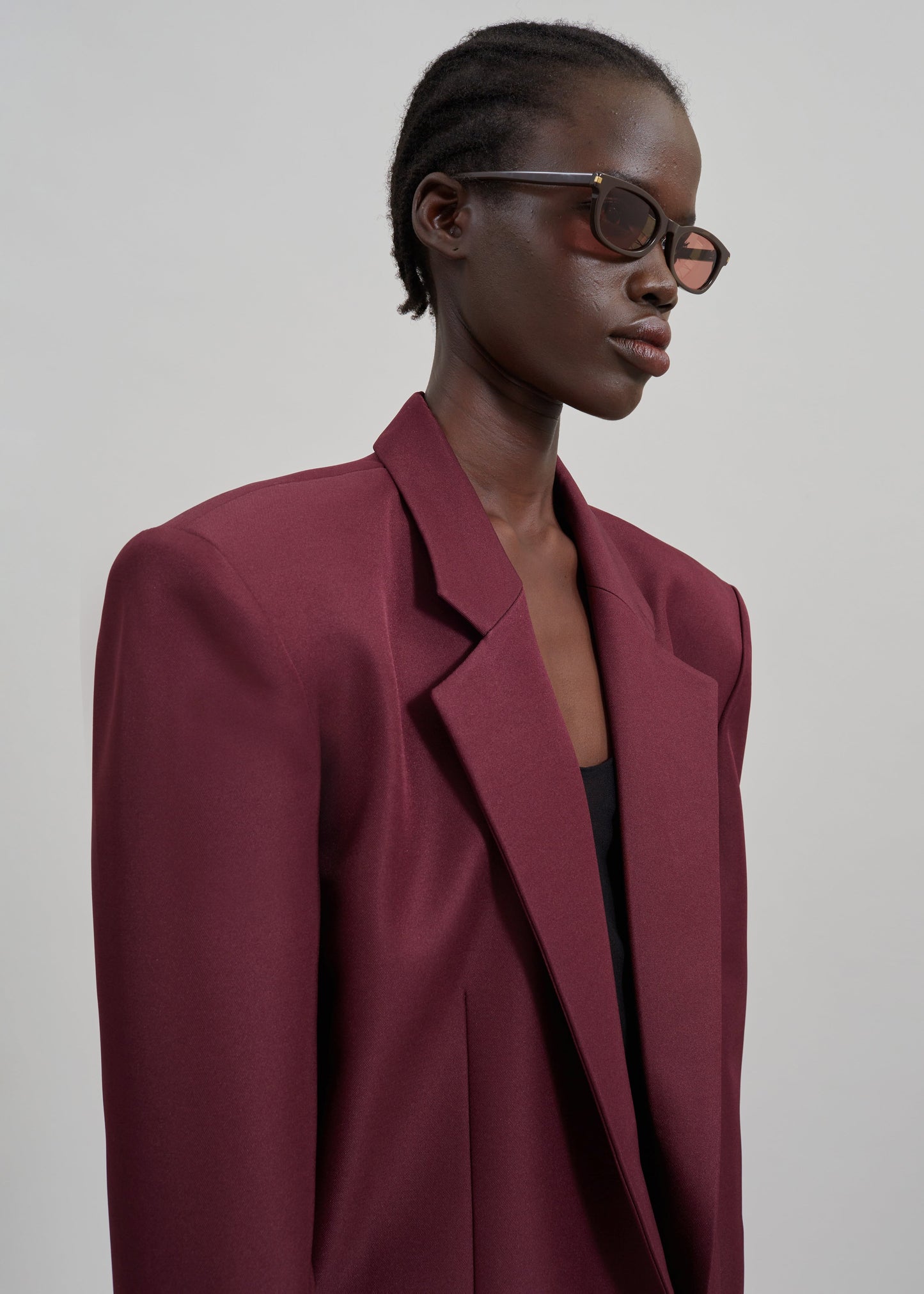 Jun Blazer - Burgundy