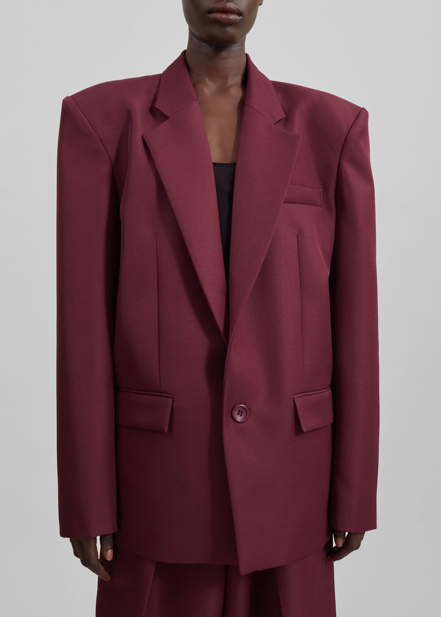 Jun Blazer - Burgundy