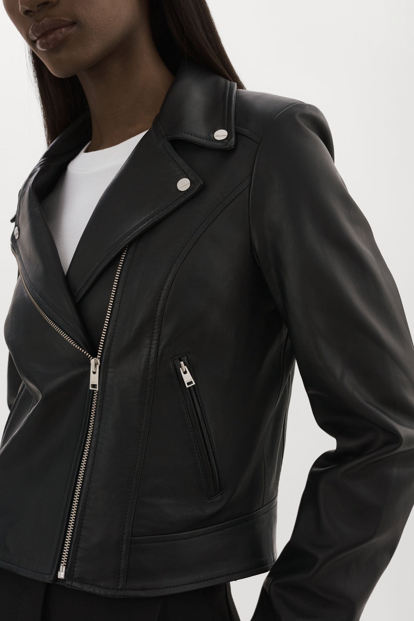 KELSEY | Leather Biker Jacket