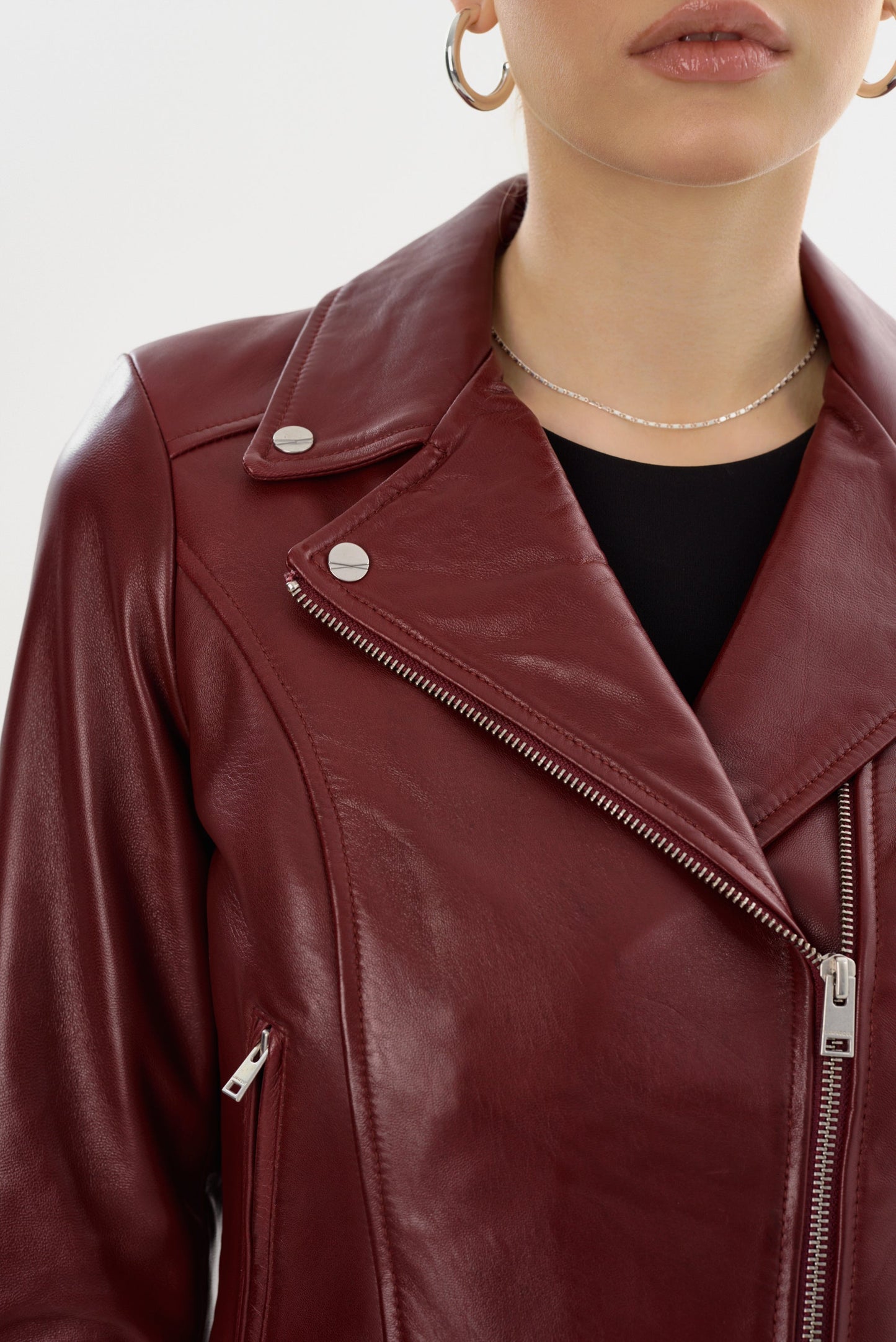 KELSEY | Leather Biker Jacket