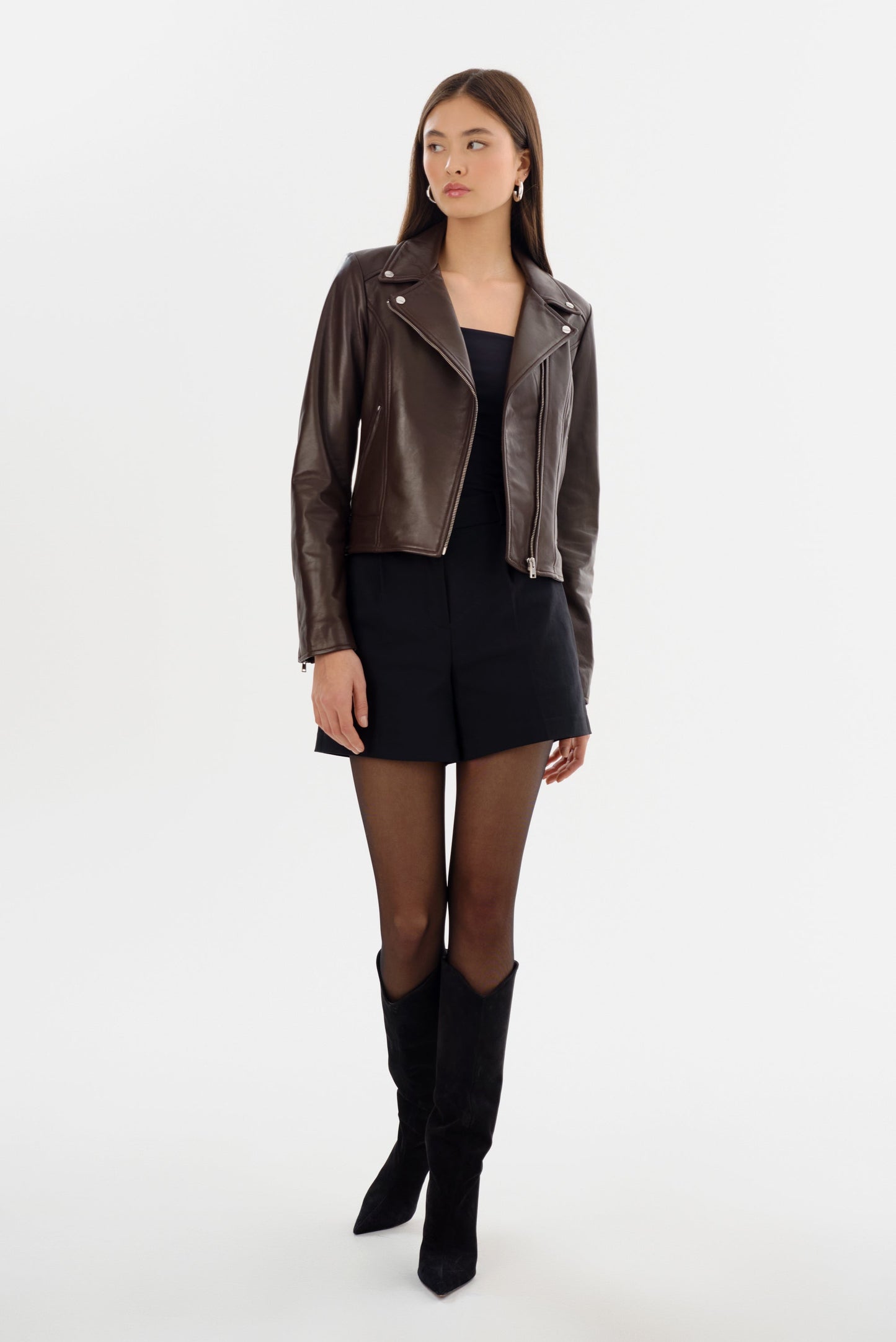 KELSEY | Leather Biker Jacket