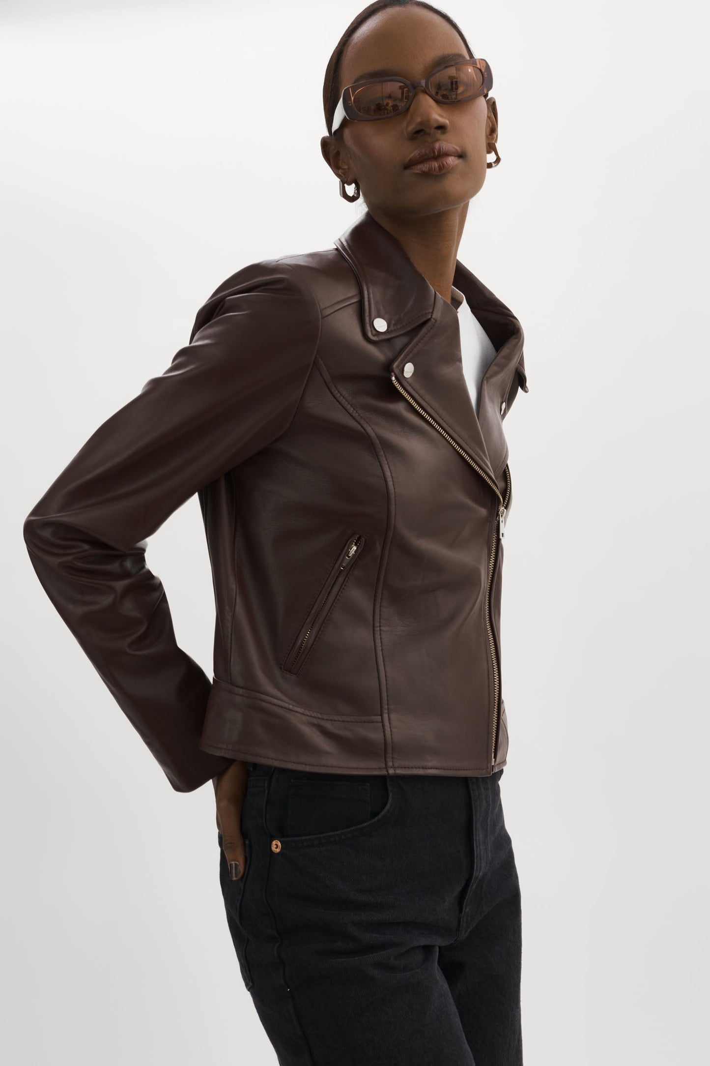 KELSEY | Leather Biker Jacket