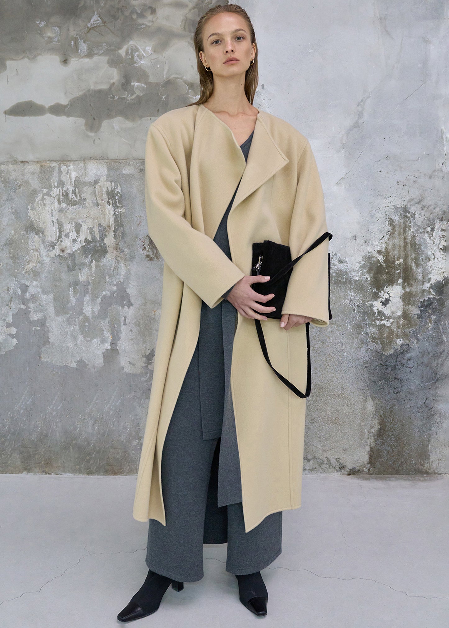 Kiva Wool Coat - Beige