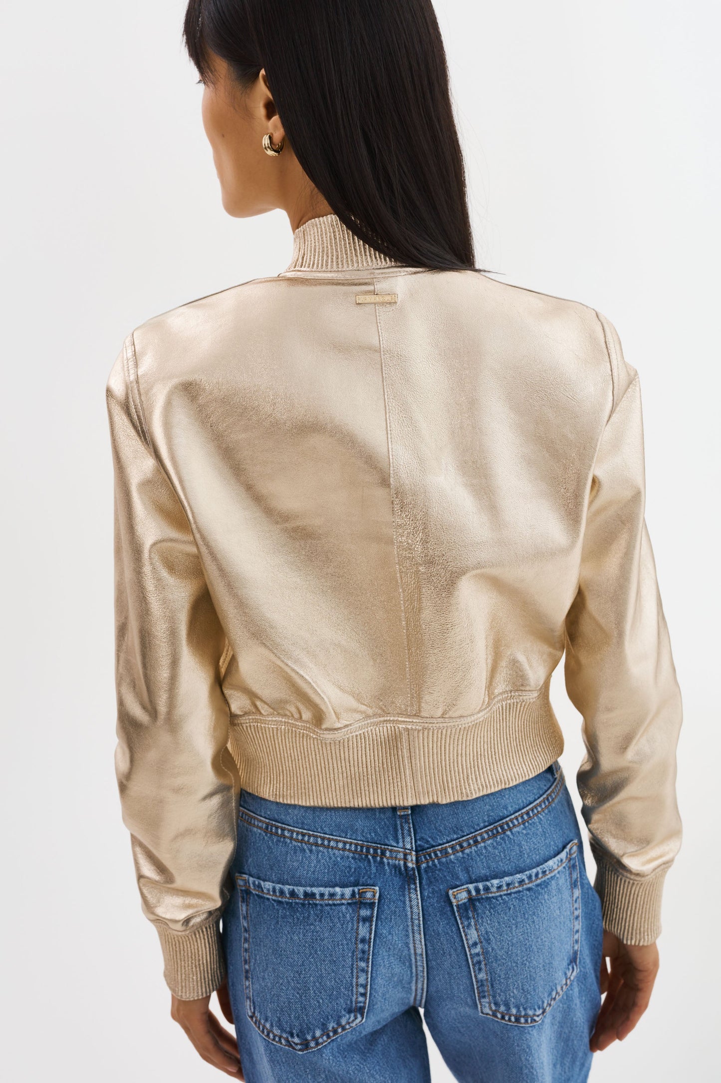 KORDELLA | Reversible Leather Bomber Jacket