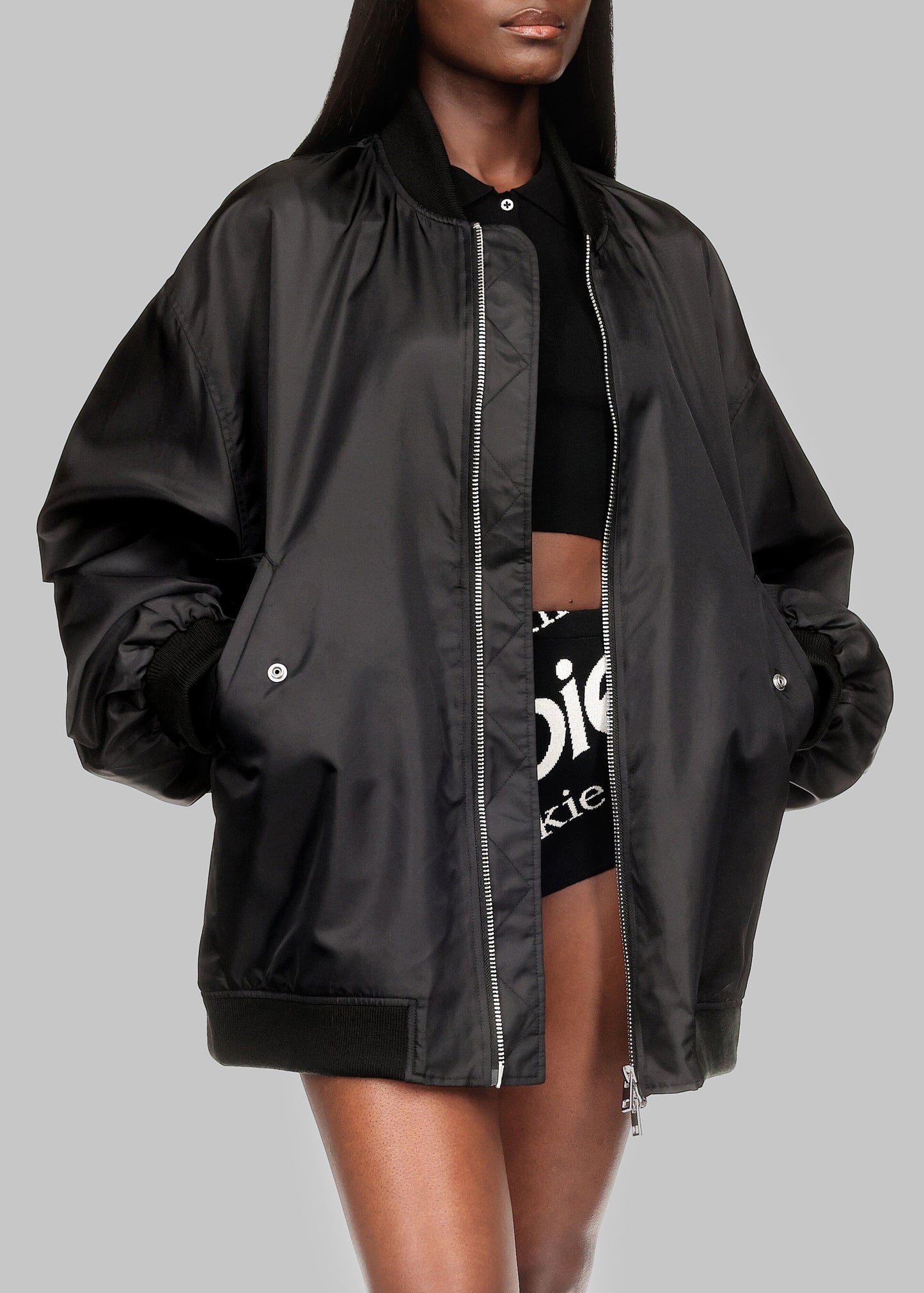 Lawrence Bomber Jacket x Barbie™ - Black