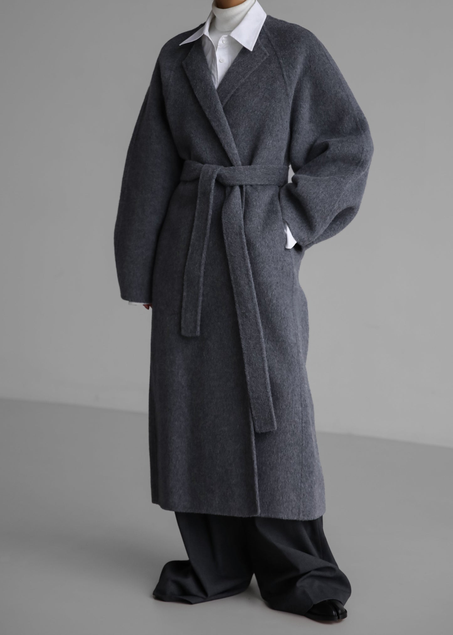 Leon Wool Coat - Grey