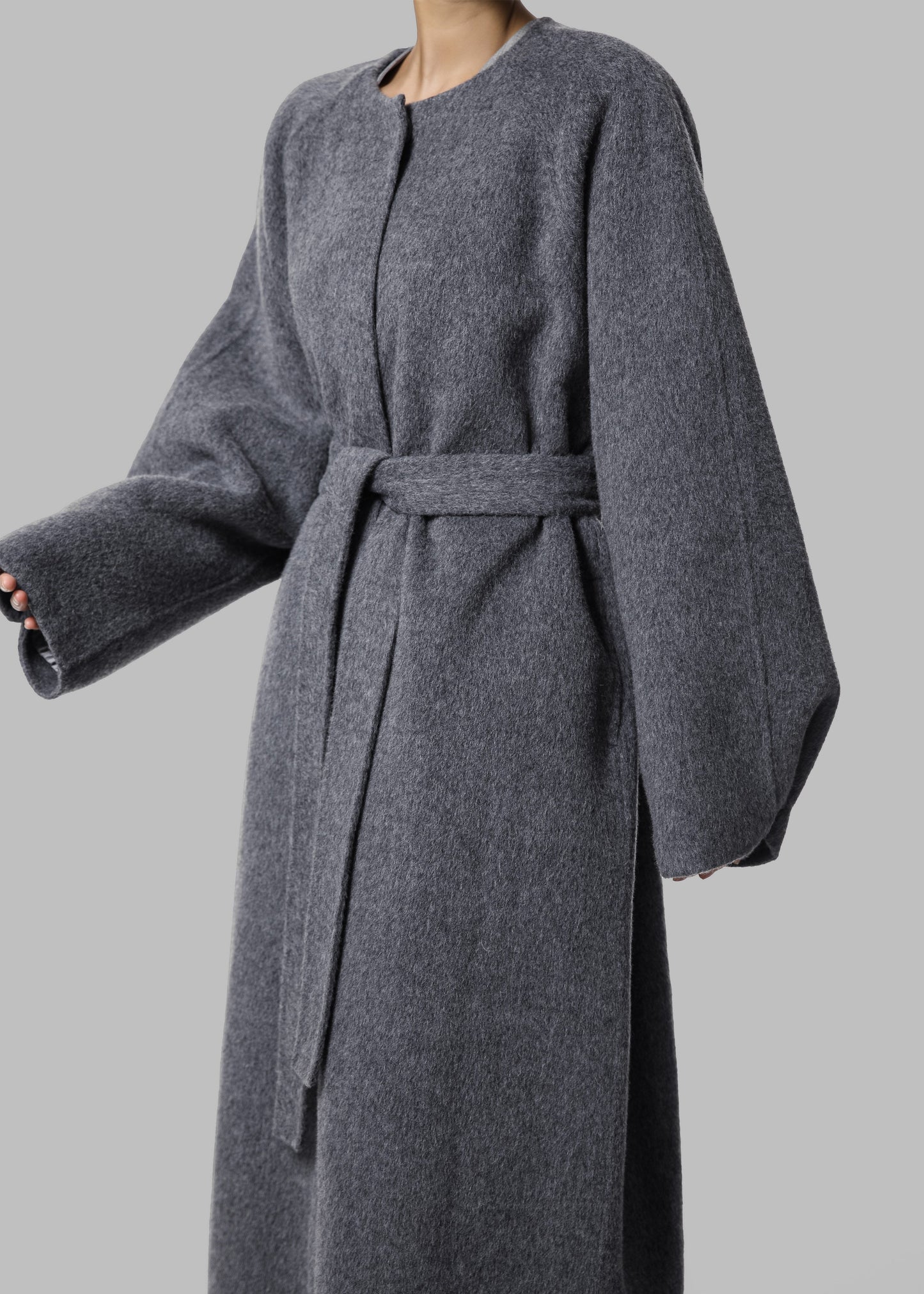 Leon Wool Coat - Grey