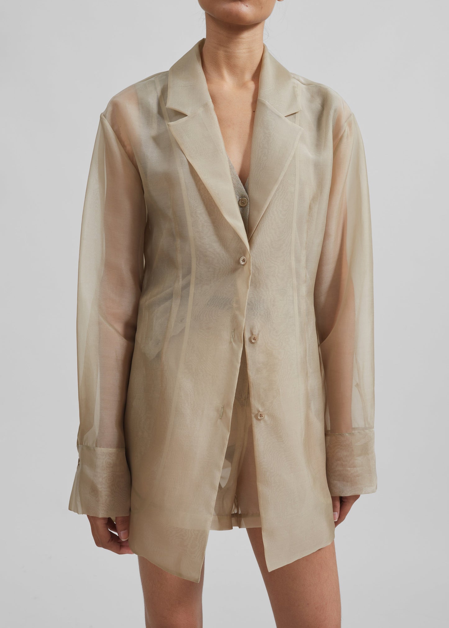 Lise Sheer Blazer - Desert Sand