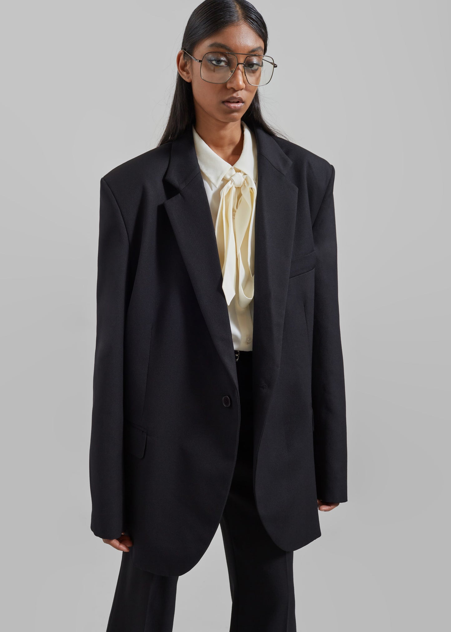 Lyra Oversized Blazer - Black