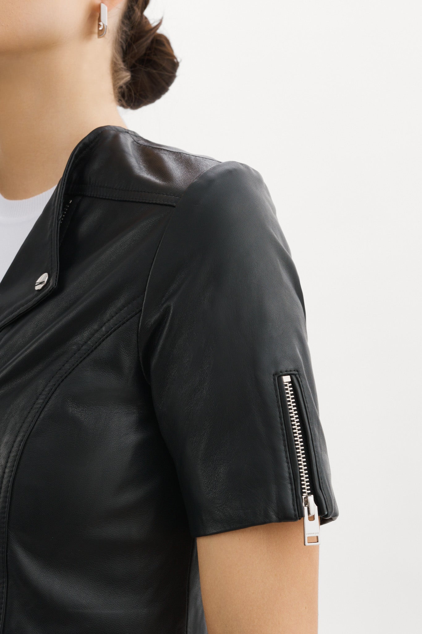 KIRSI | Cropped Biker Jacket