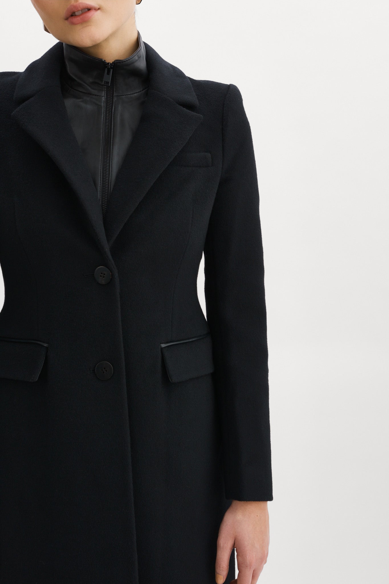 MALVA | Hourglass Wool Coat