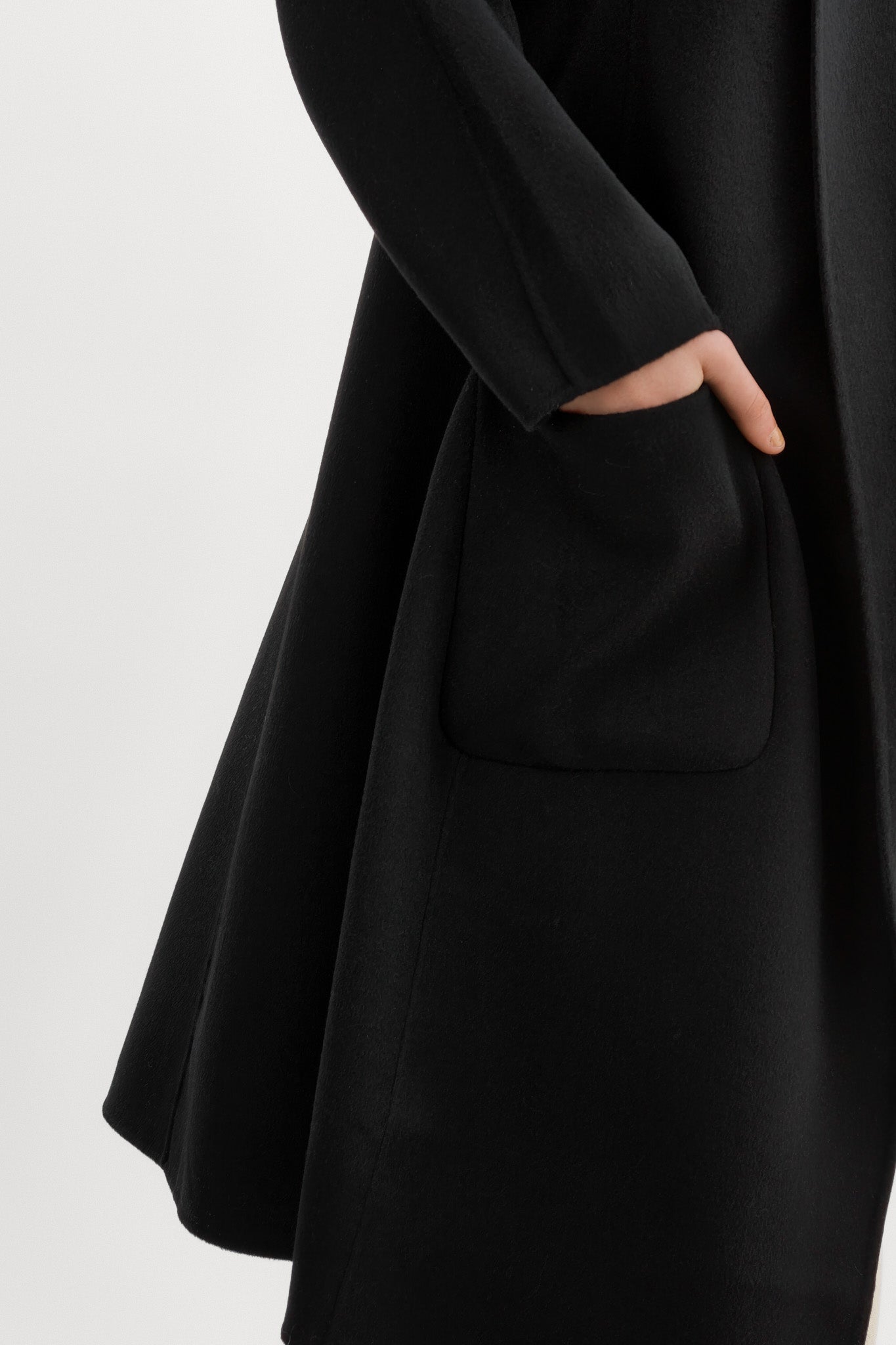 THARA | Shawl Collar Wool Coat