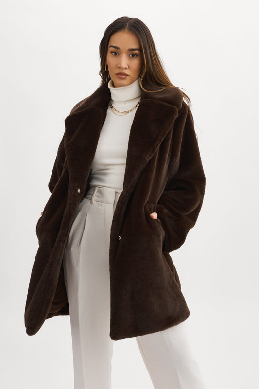 LINNEA | Faux Fur Coat