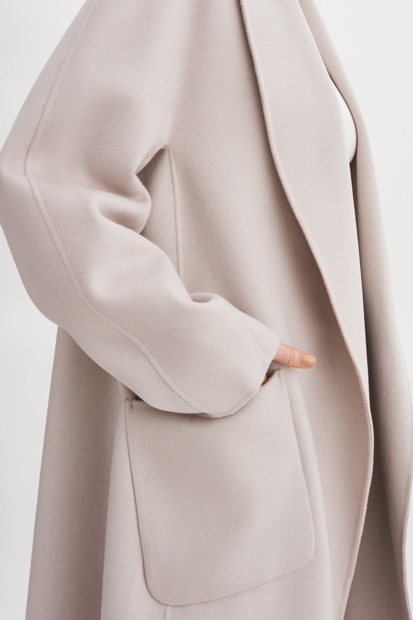 THARA | Shawl Collar Wool Coat