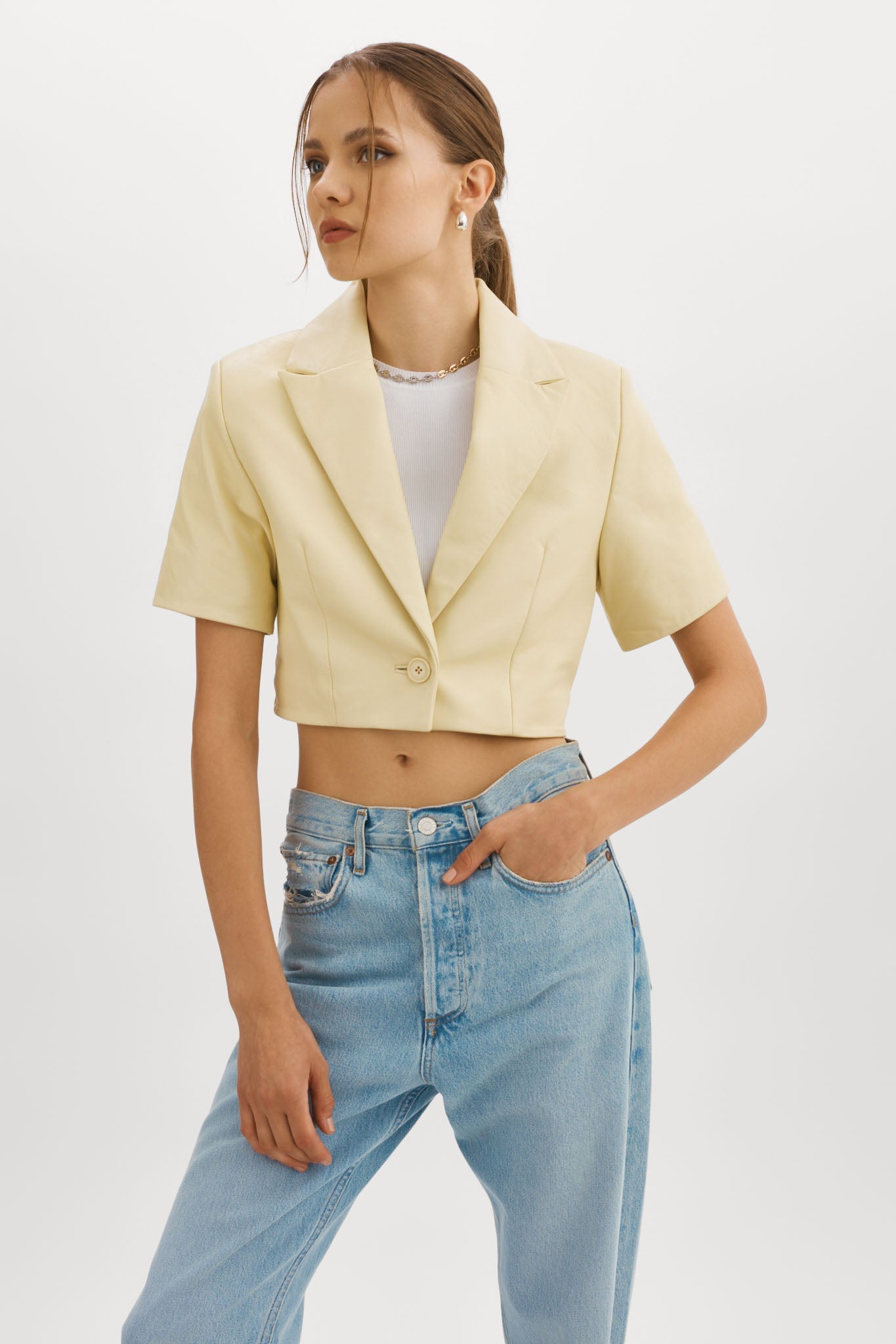 CALATEA | Short Sleeve Blazer