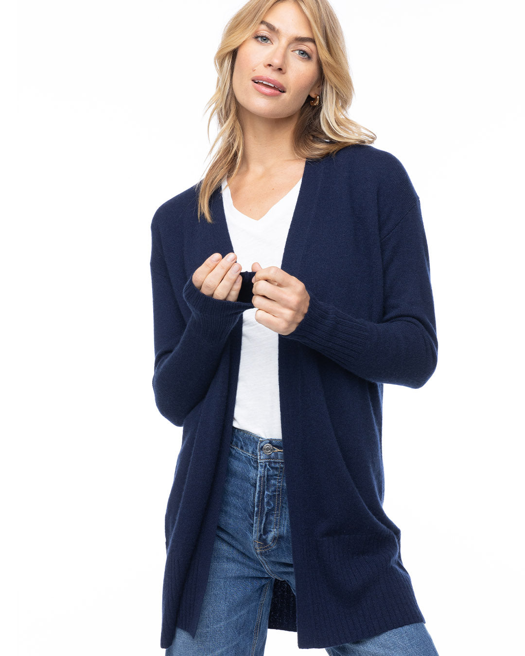 Long Cashmere Cardigan