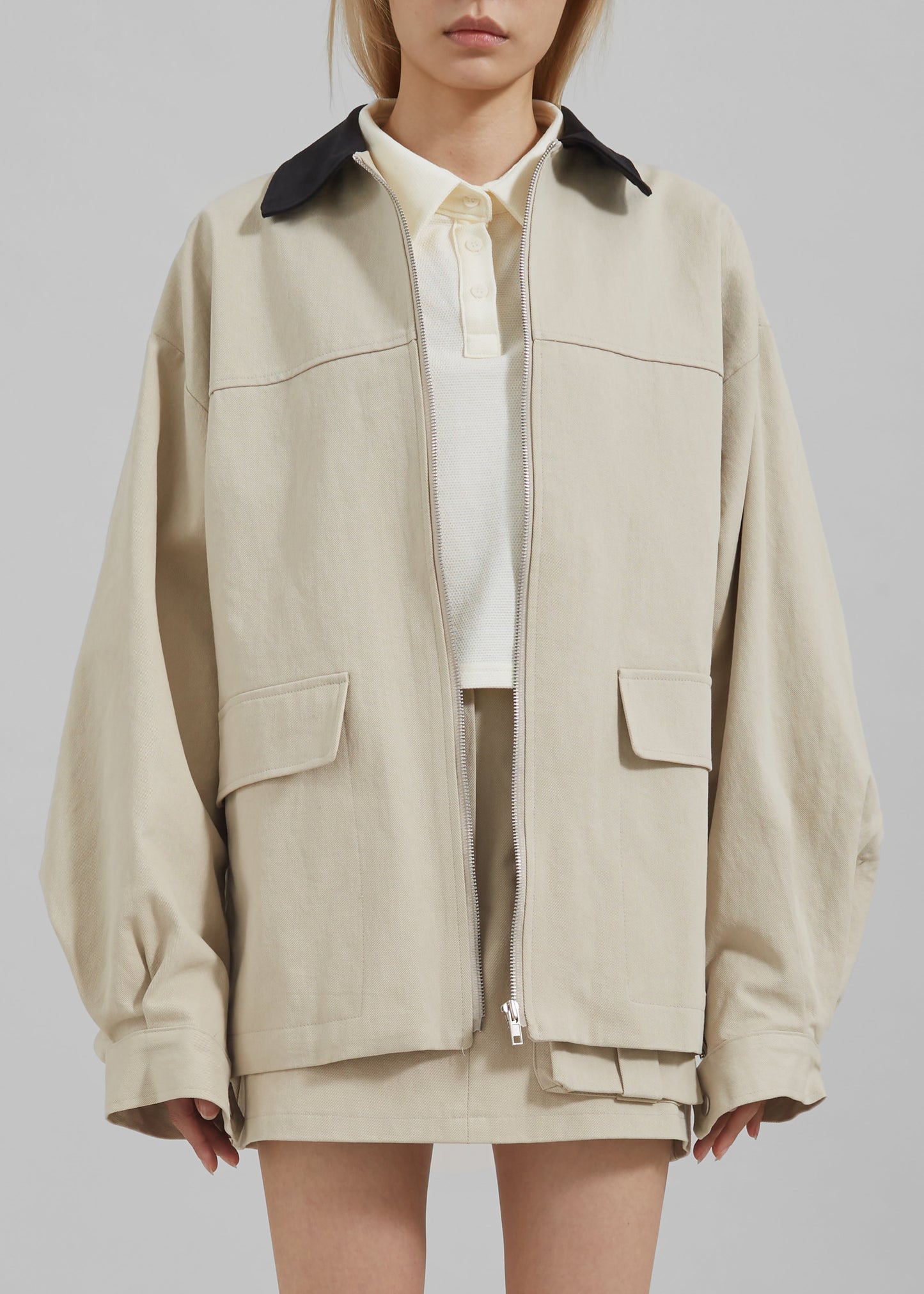 Malia Utility Jacket - Beige