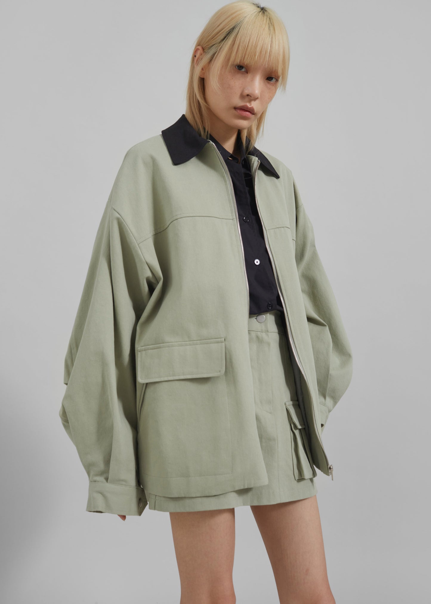 Malia Utility Jacket - Khaki