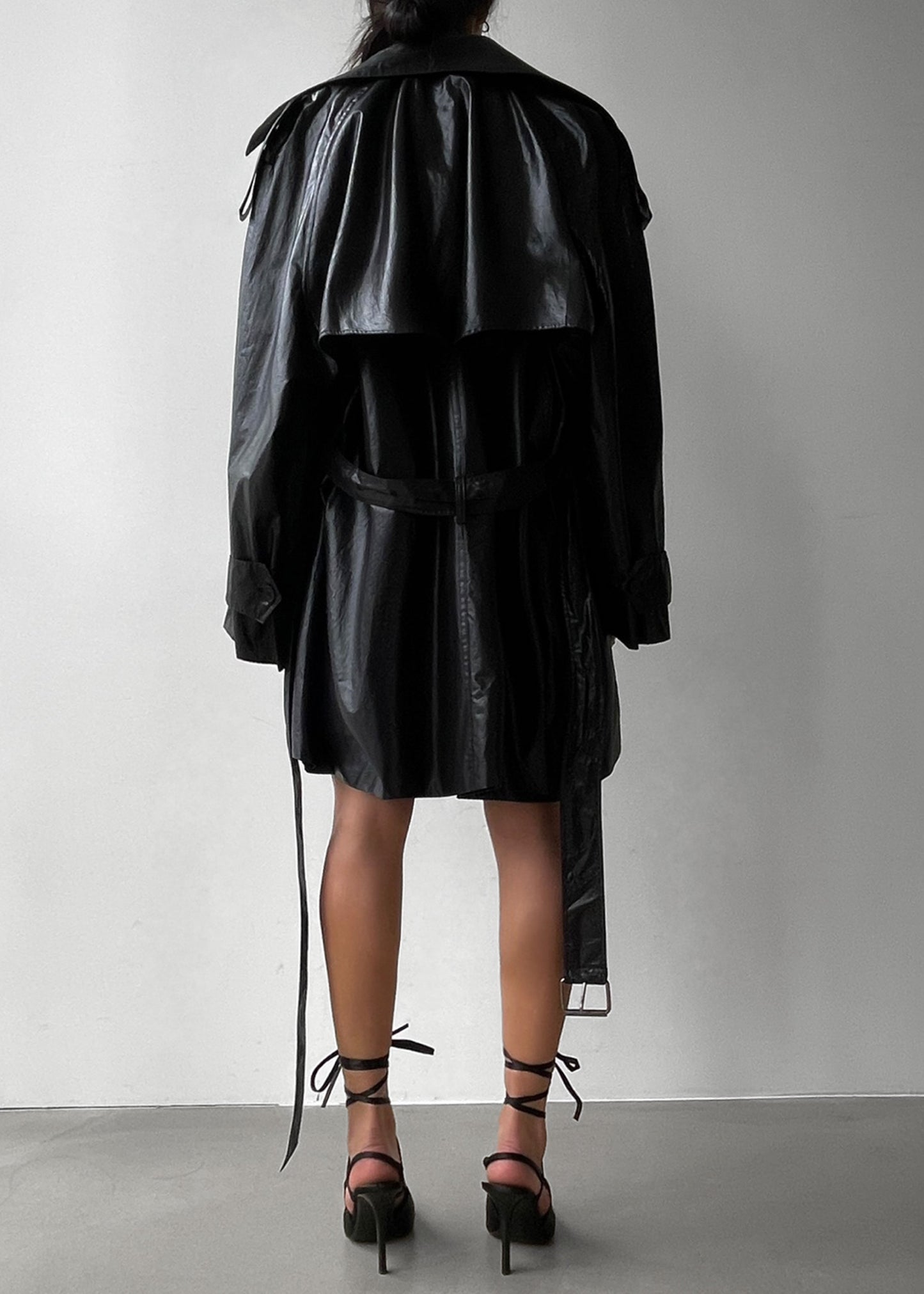 Manila Oversized Trench - Black