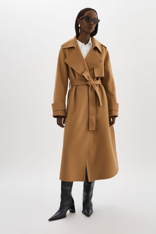 MARGARET | Wool Trench Coat