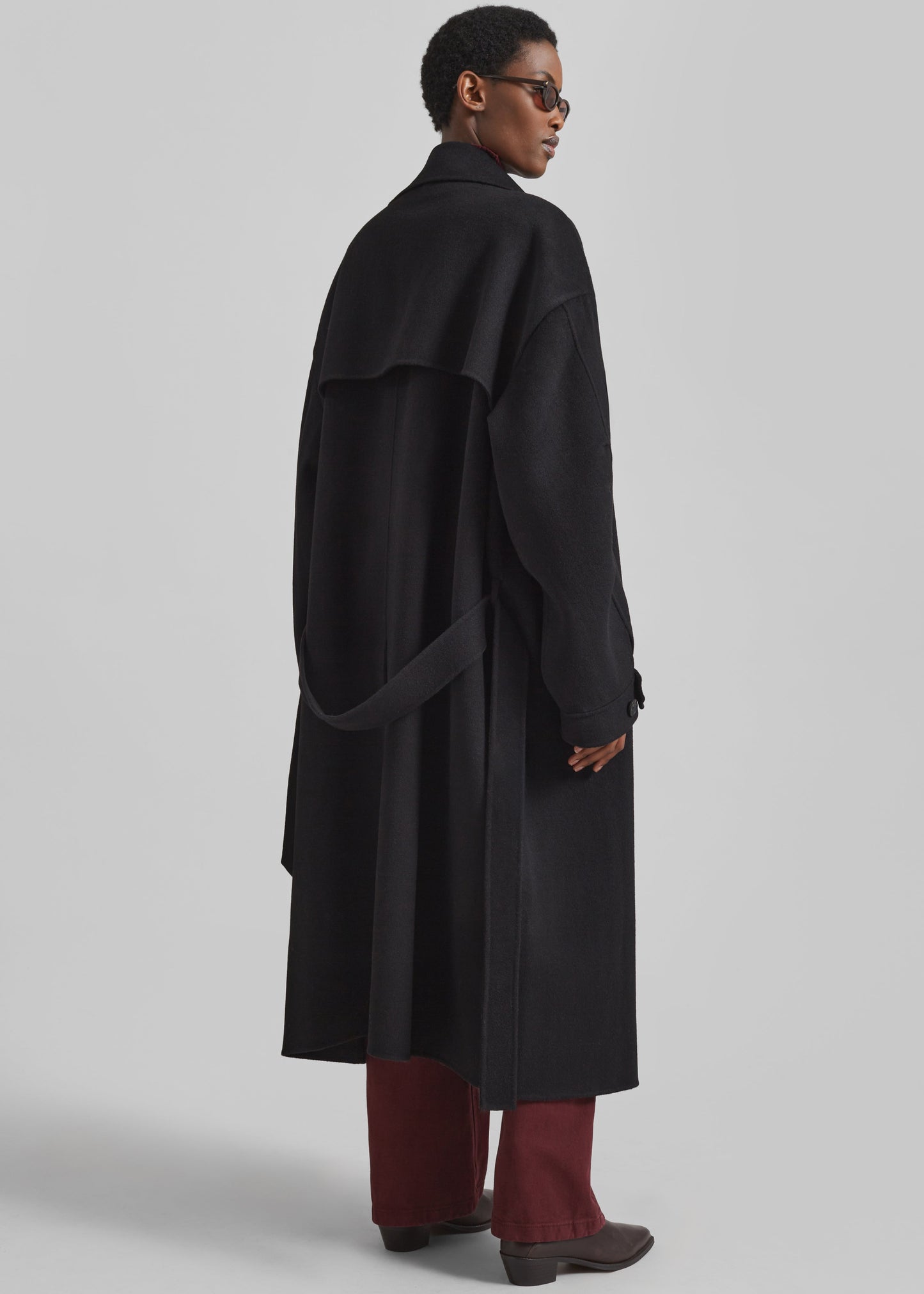 Mavis Long Coat - Black