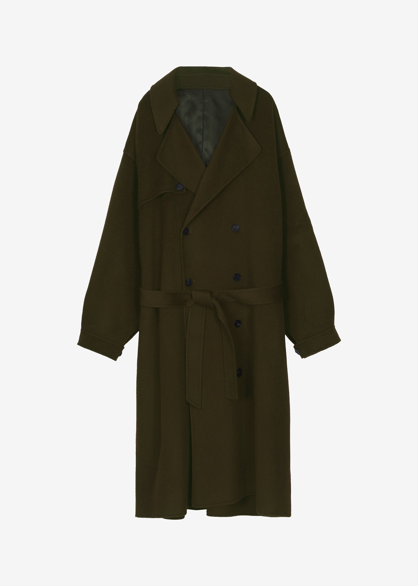 Mavis Long Coat - Khaki