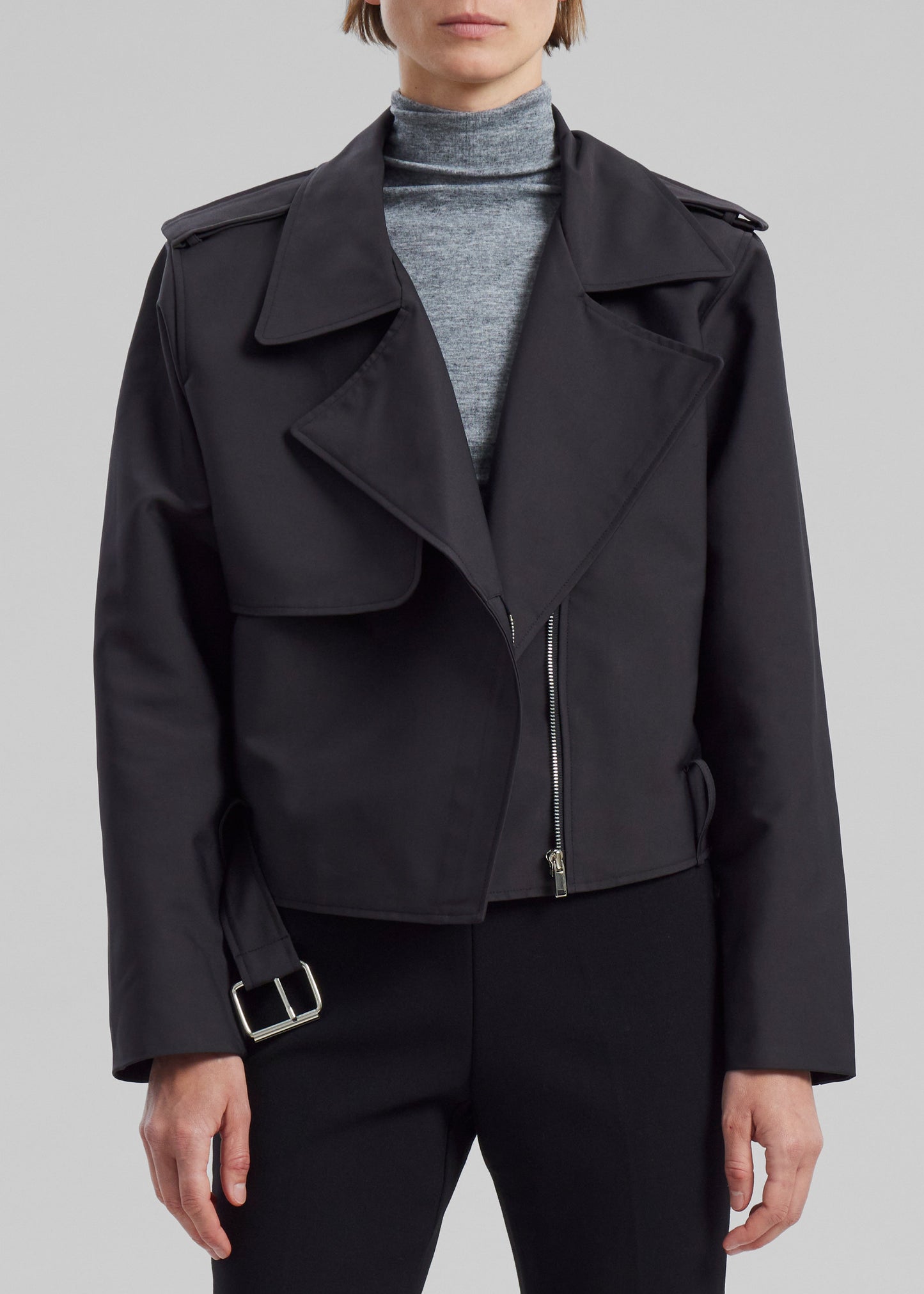 Max Short Trench - Black