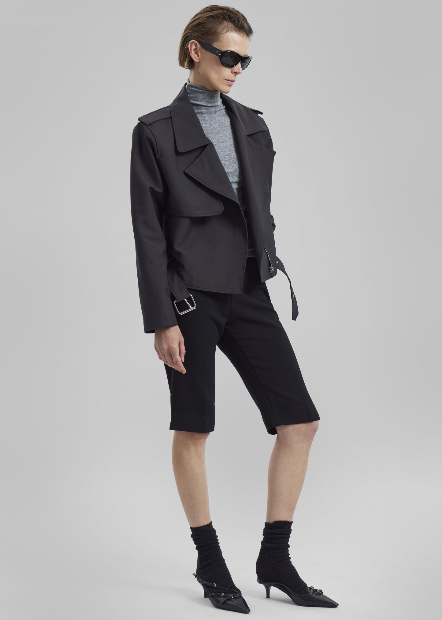 Max Short Trench - Black