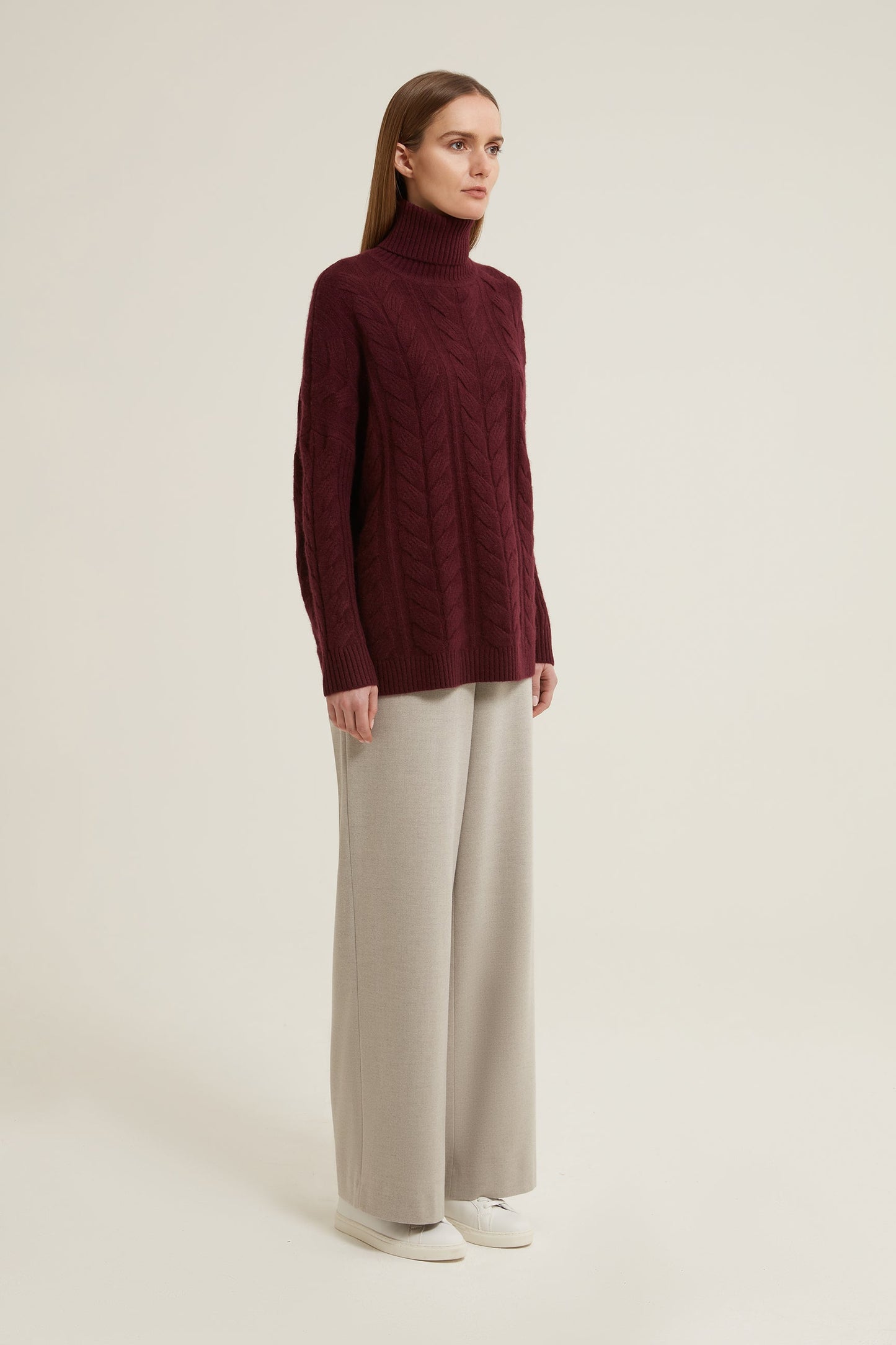 Mimi Cashmere Roll Neck Jumper