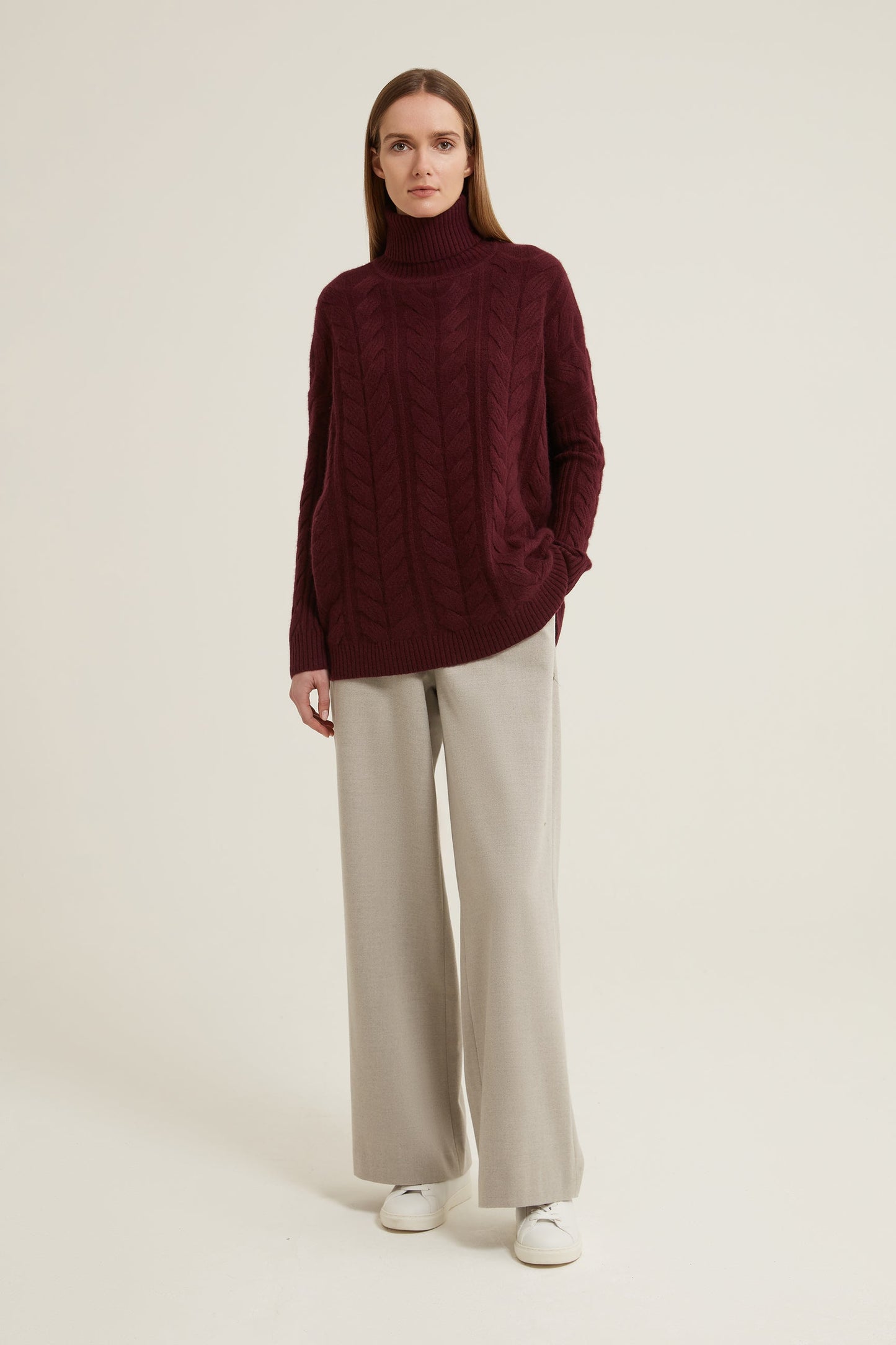 Mimi Cashmere Roll Neck Jumper